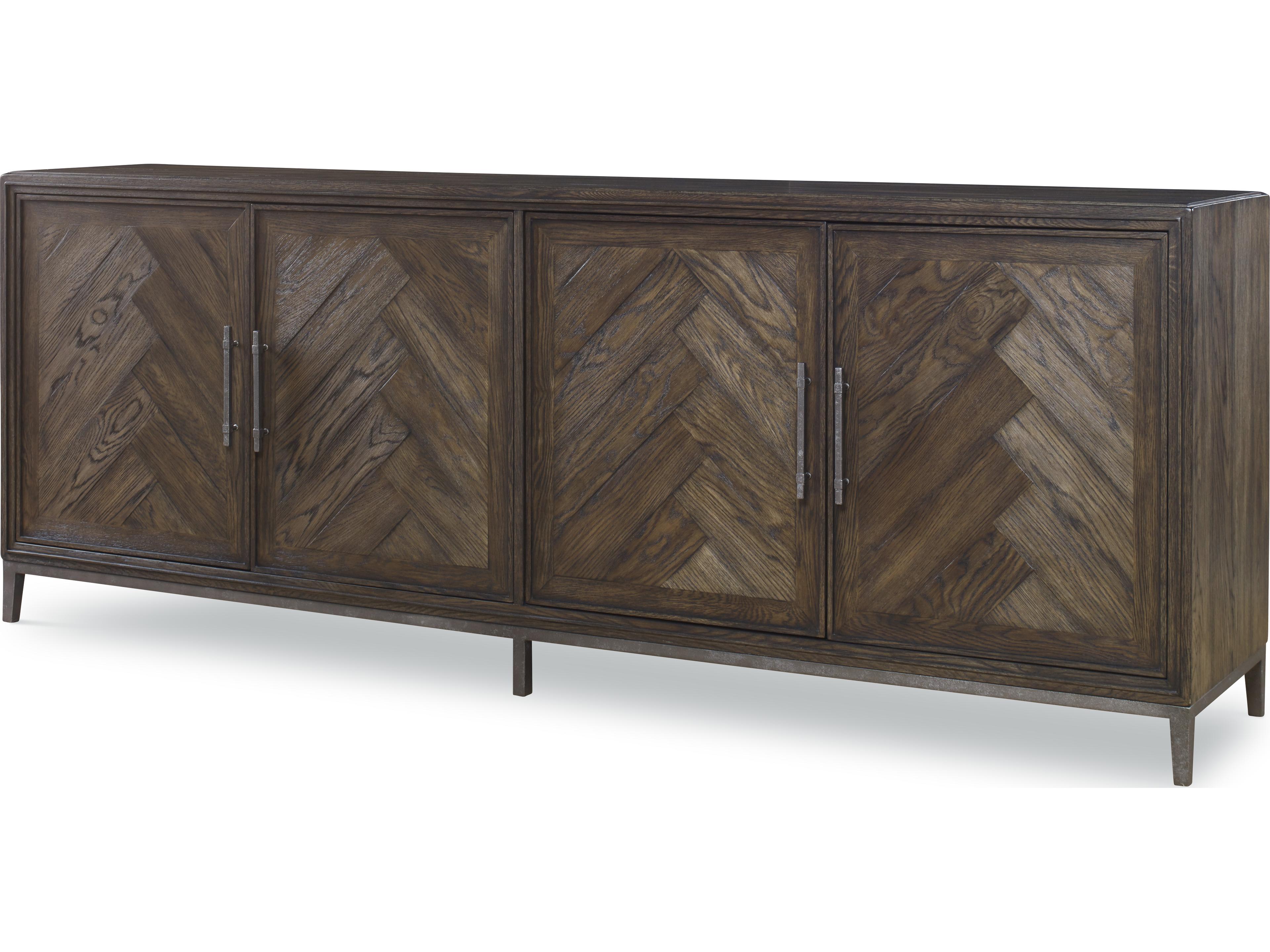 Century Furniture Camden Brown Rustic TV Stand