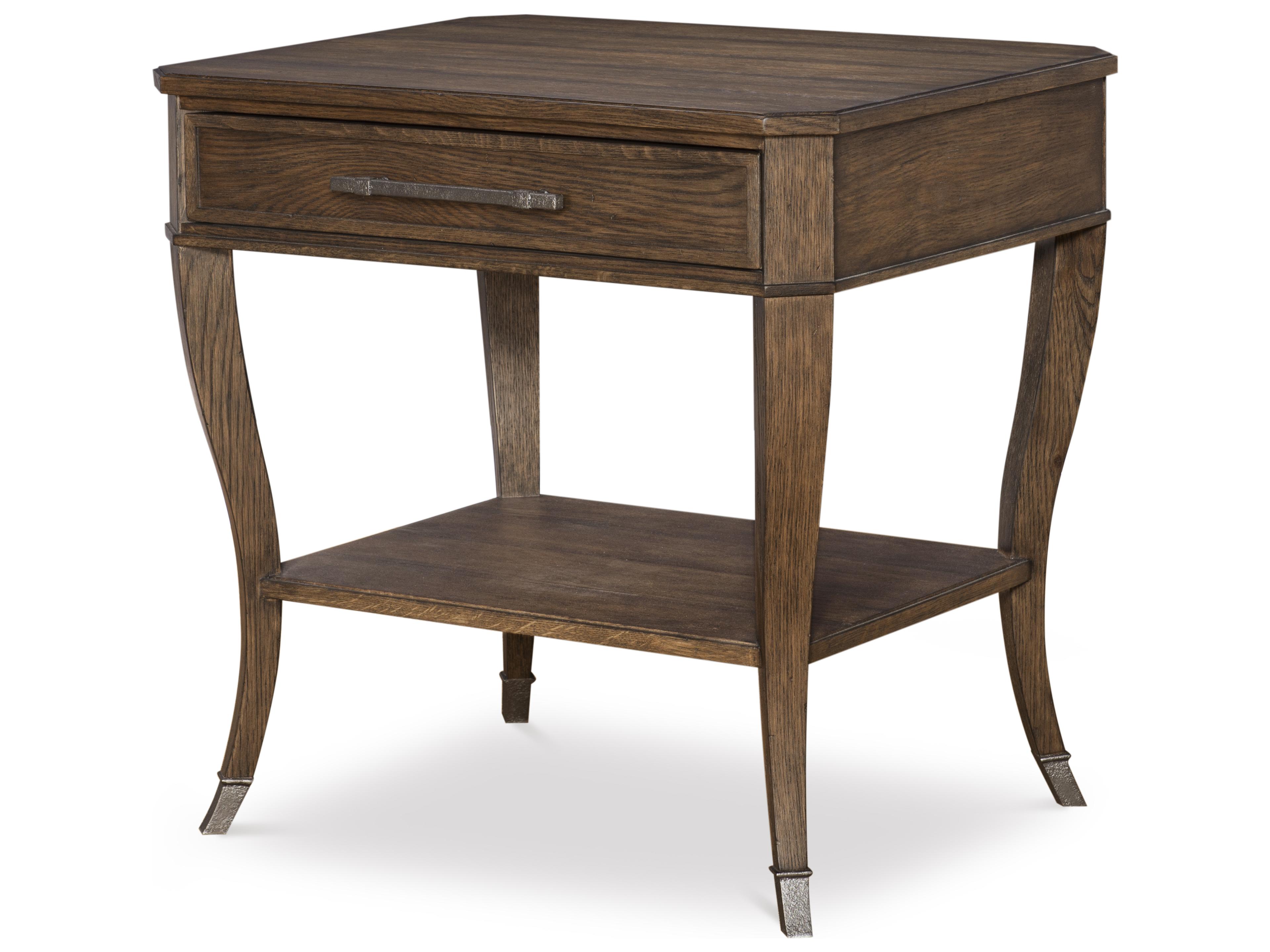 Century Furniture Camden Brown Rustic End Table