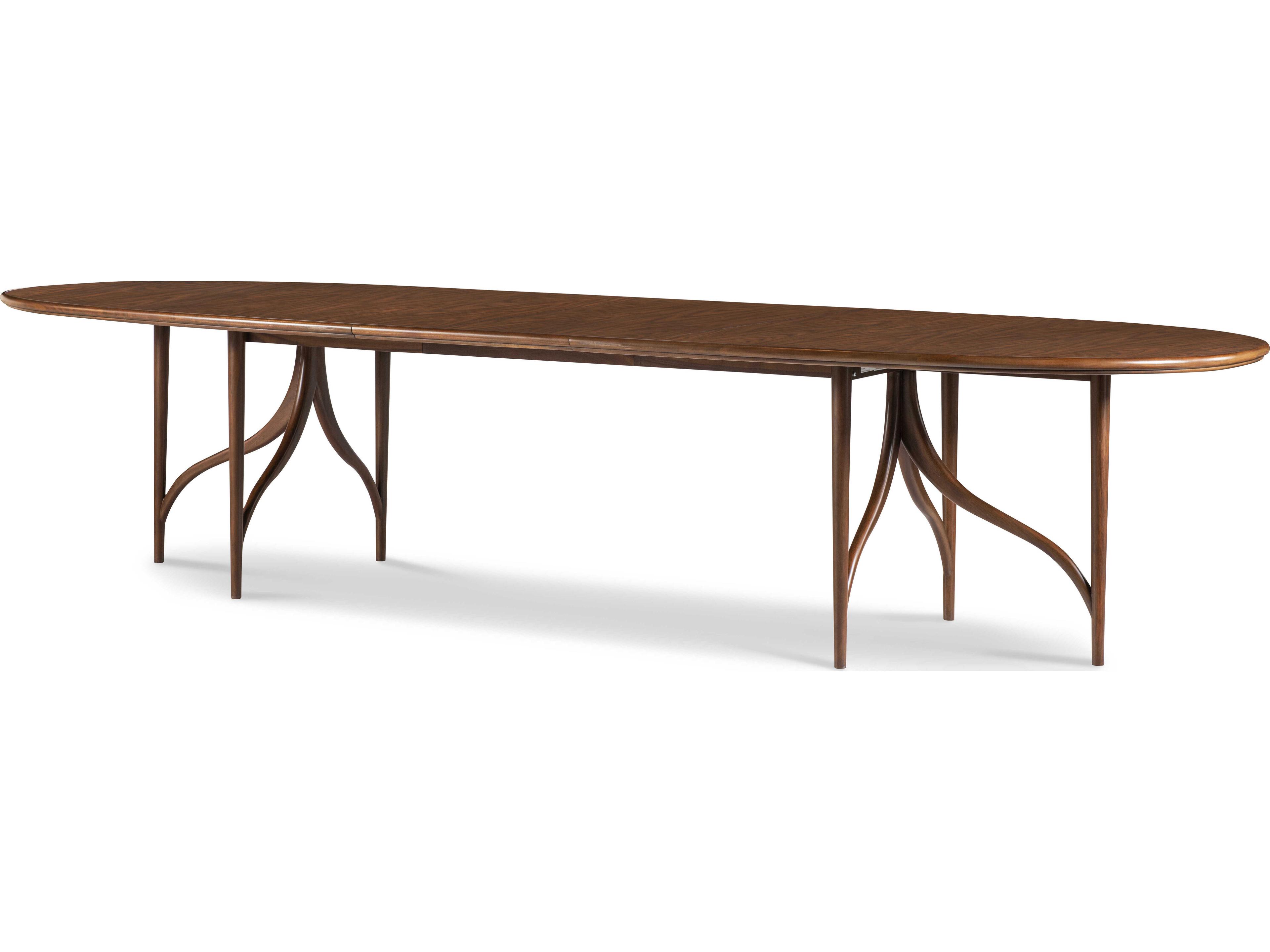 Century Furniture Carrier and Company Case Quentin Oval Wood Dining Table