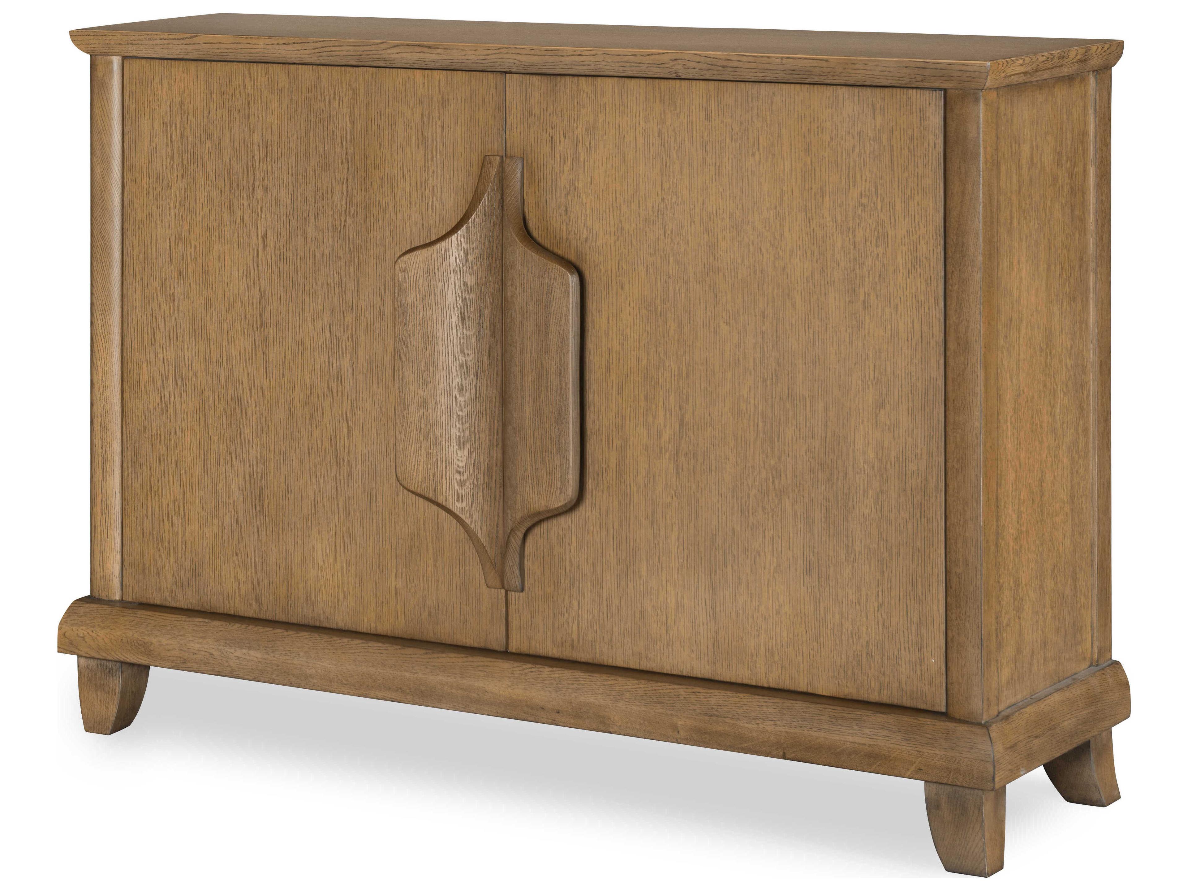 Century Furniture Carrier and Company Case Cyrus Brown Oak Wood Accent Chest