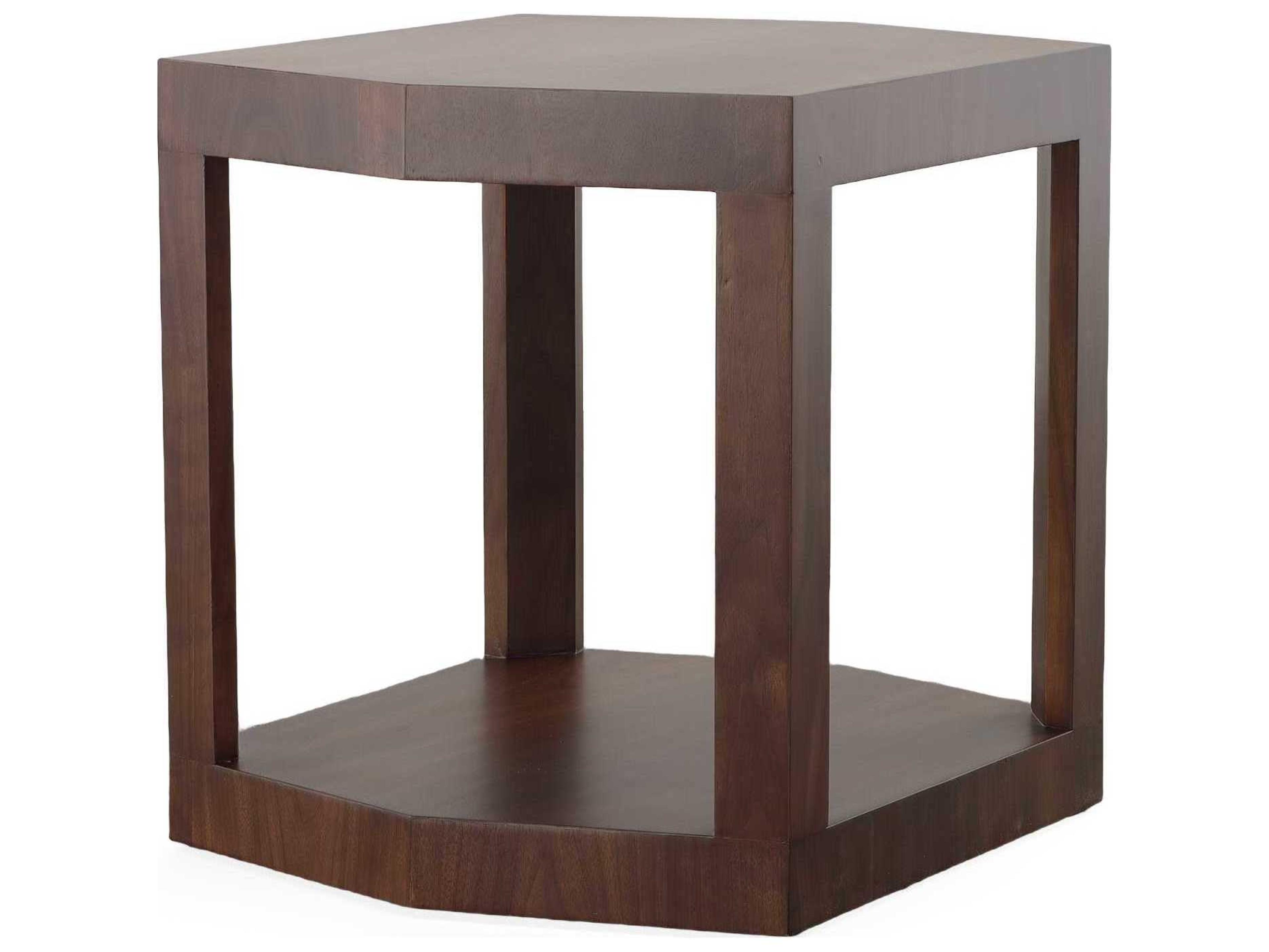 Century Furniture Compositions Hexagon Wood Bridgeton End Table