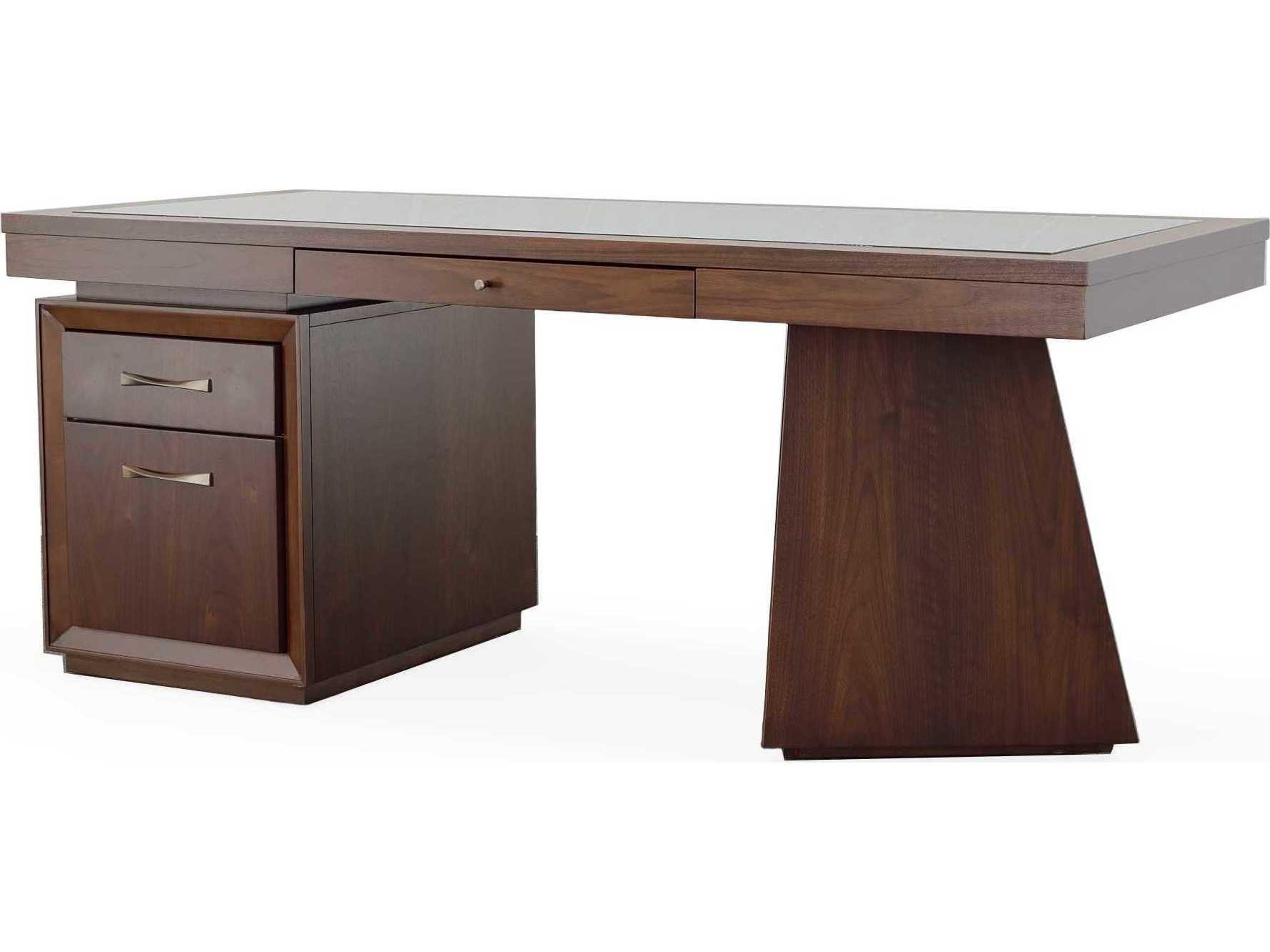 Century Furniture Compositions Bridgeton Brown Sycamore Wood Secretary Desk
