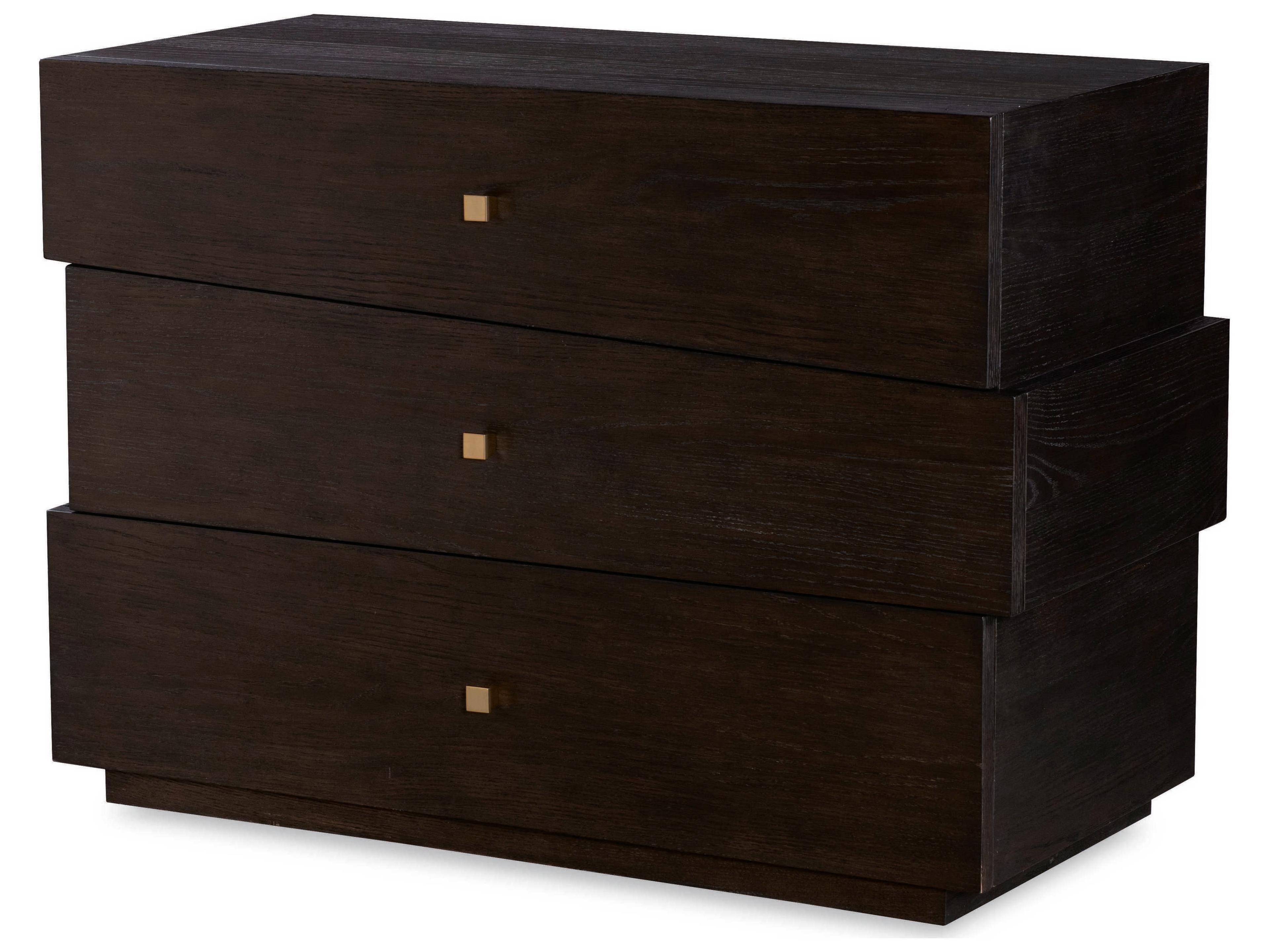 Century Furniture Cadence Mocha Brown Oak Wood Accent Chest