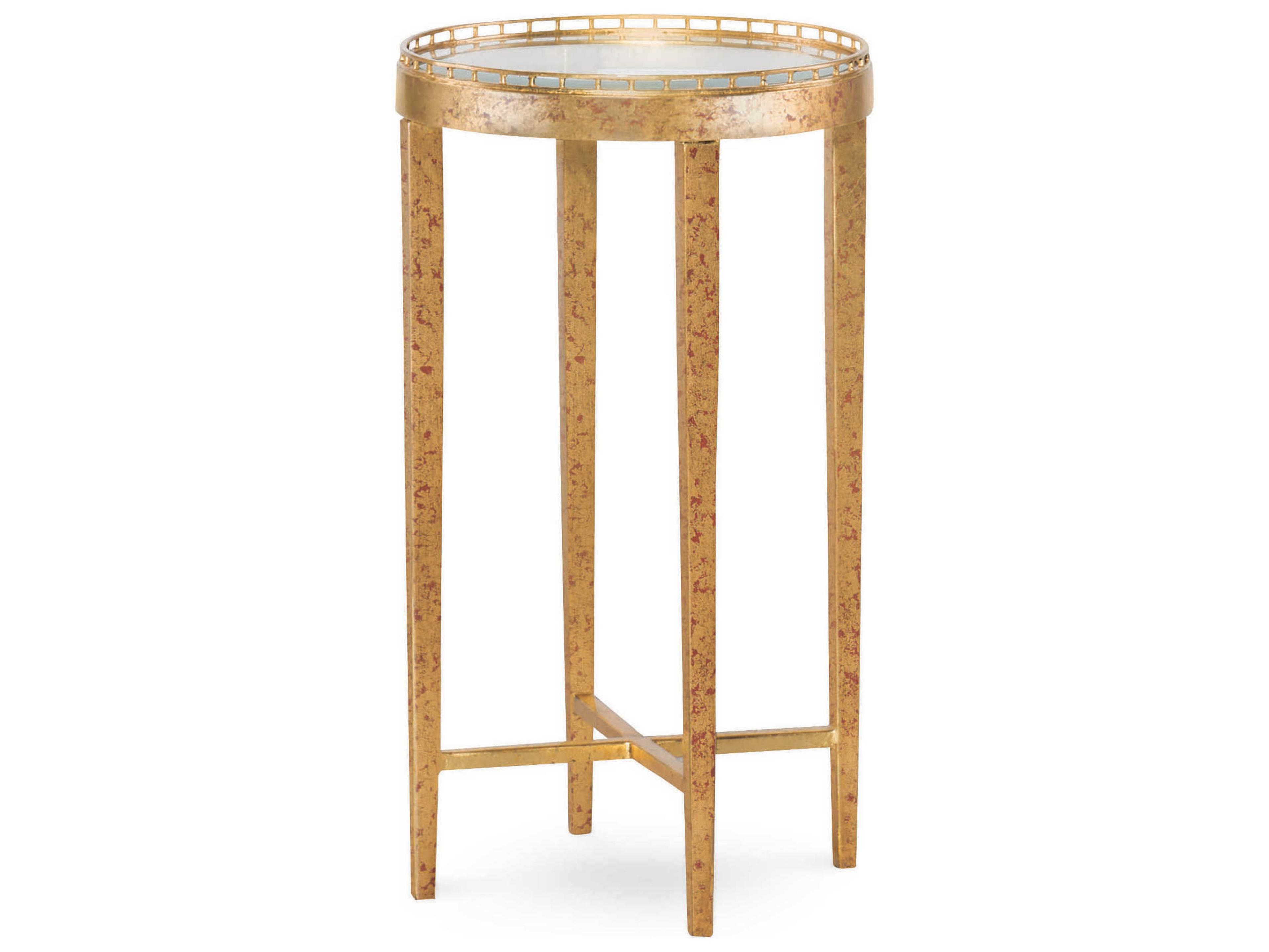 Century Furniture Details Occasional Round Glass End Table