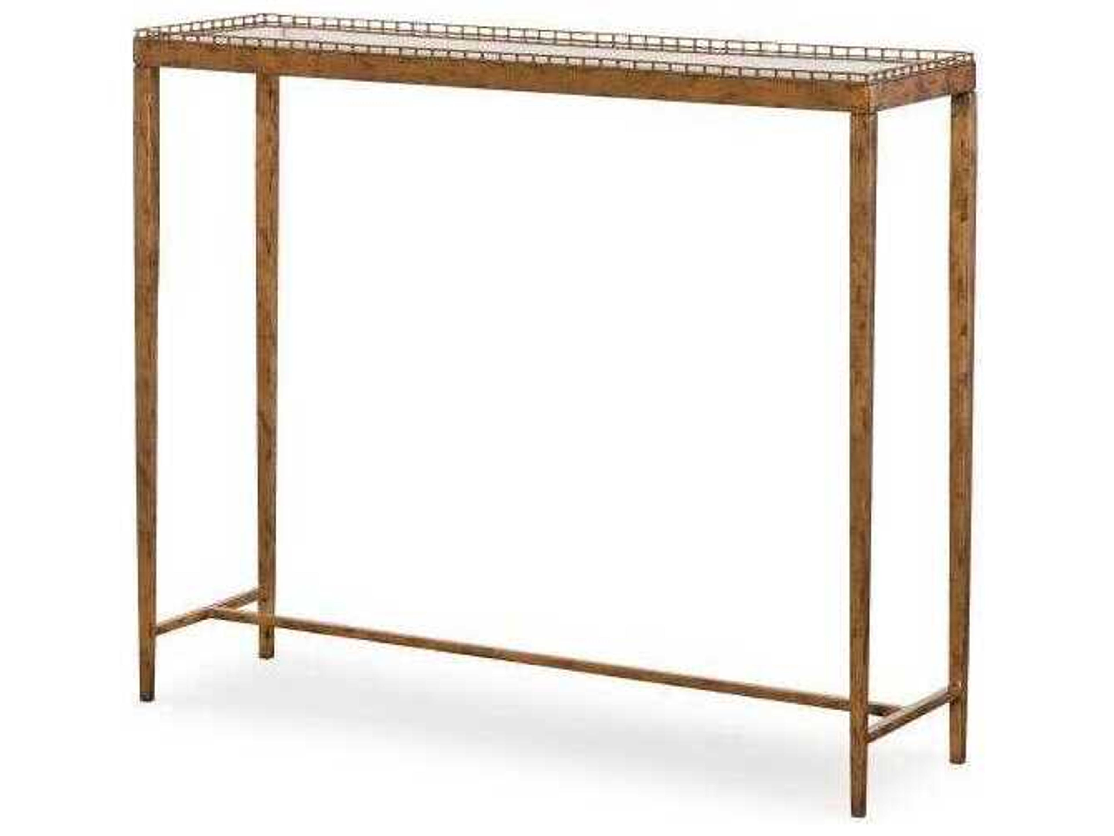 Century Furniture Details Occasional Rectangular Glass Console Table