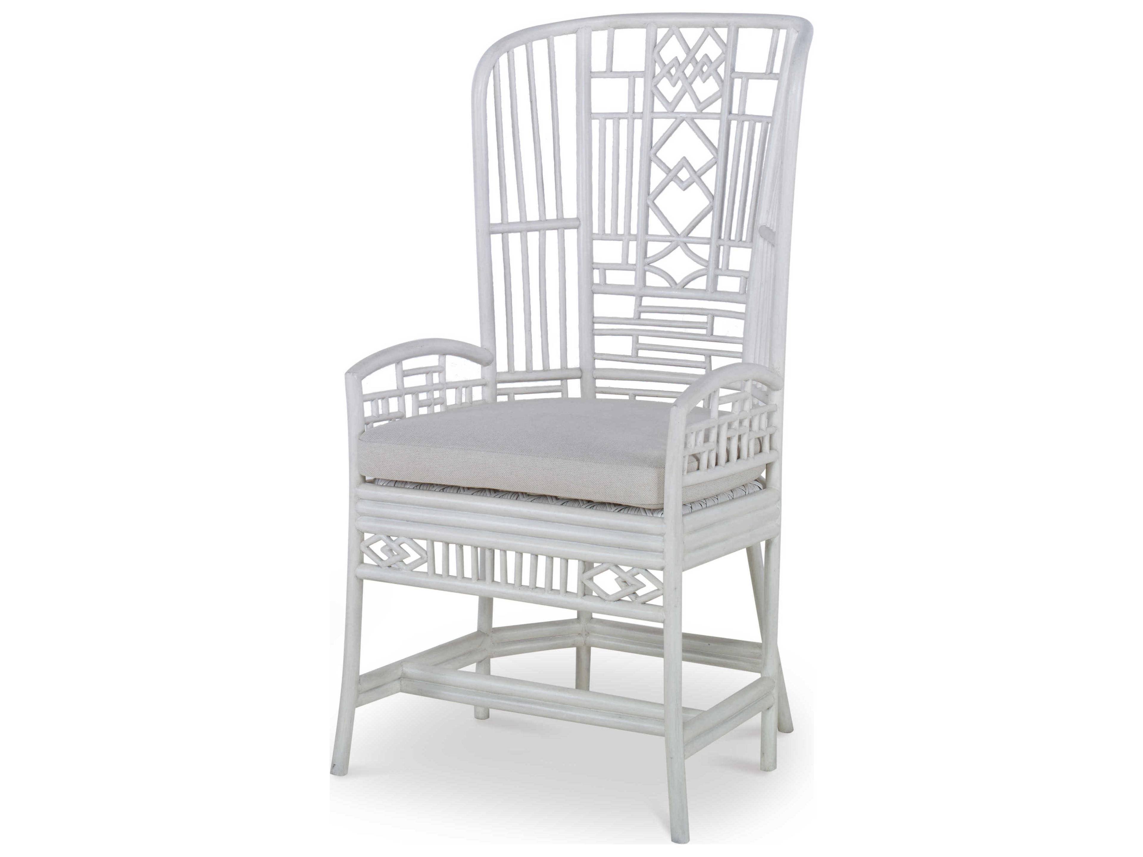 Century Furniture Curate White Upholstered Office Chair