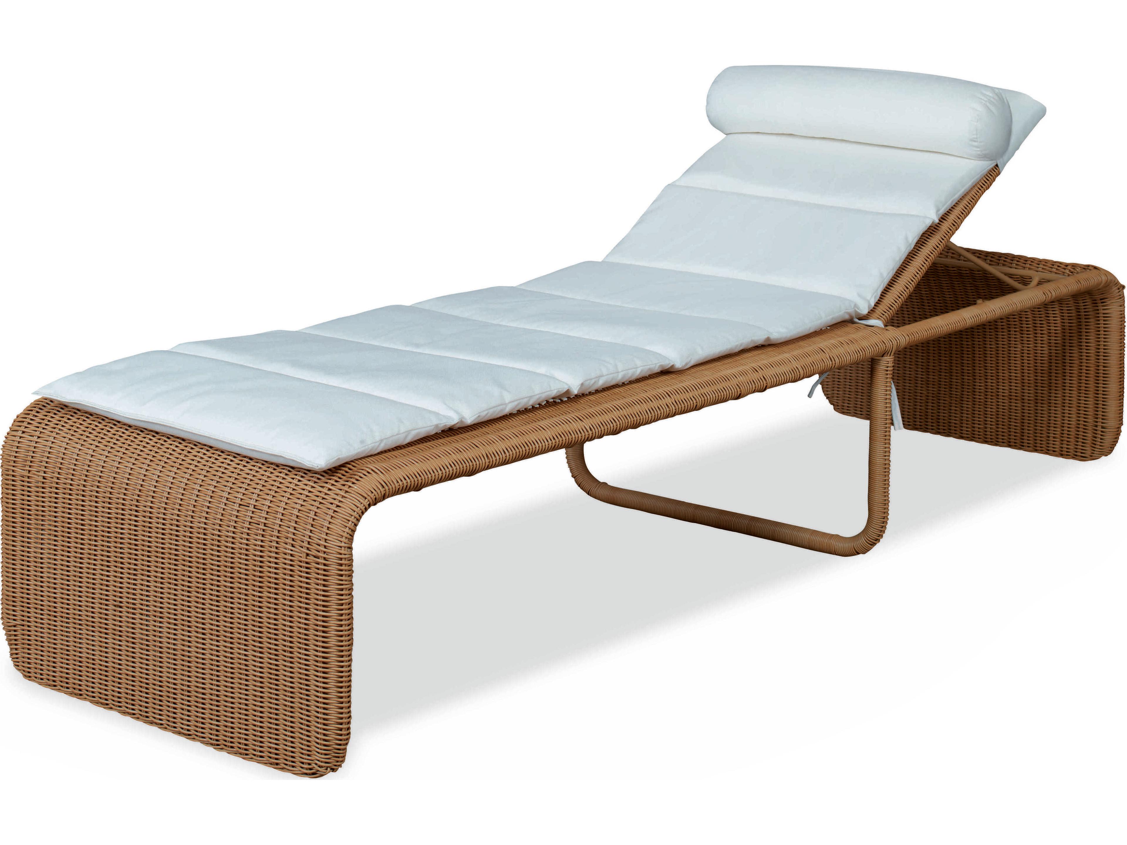 Century Outdoor Carrier And Company Aluminum Cushion Chaise Lounge