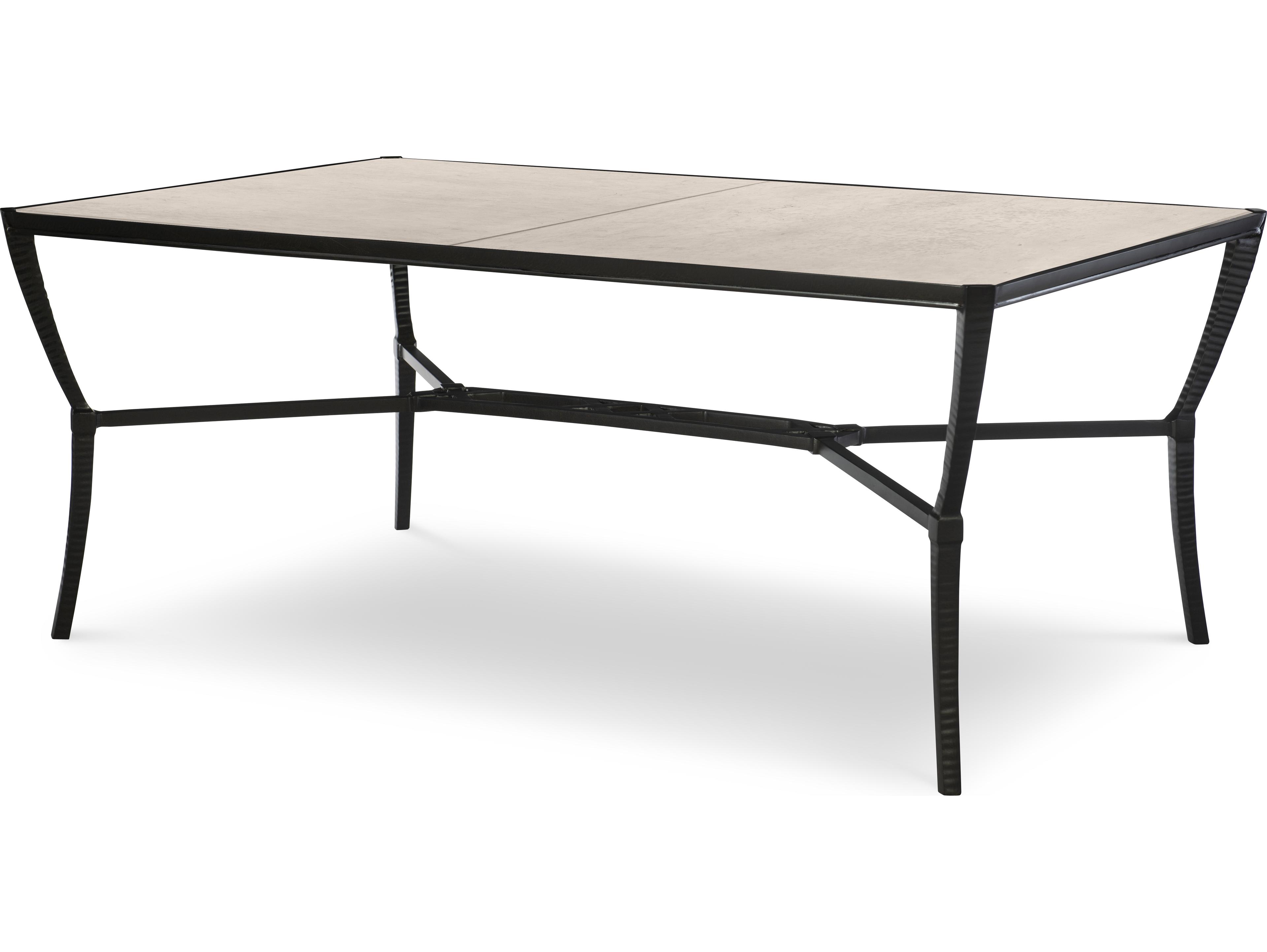 Century Outdoor Andalusia Aluminum Rectangular Dining Table