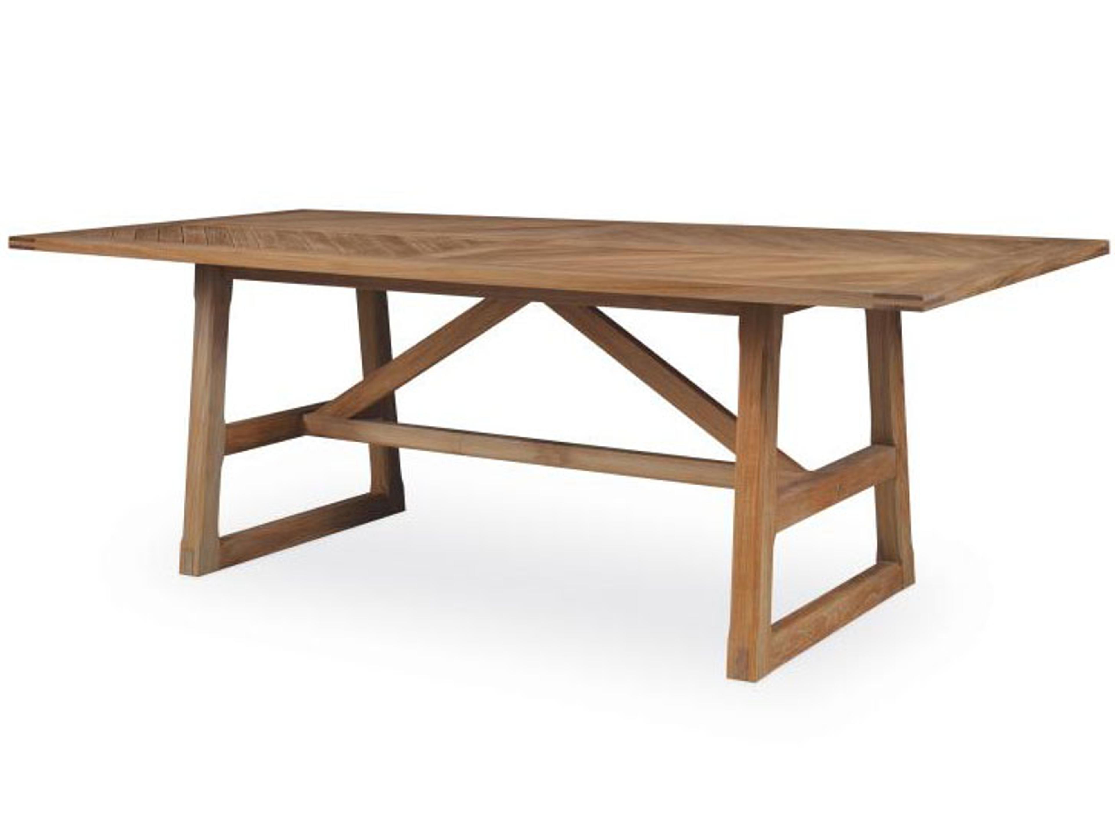 Century Outdoor West Bay Teak Rectangular Dining Table
