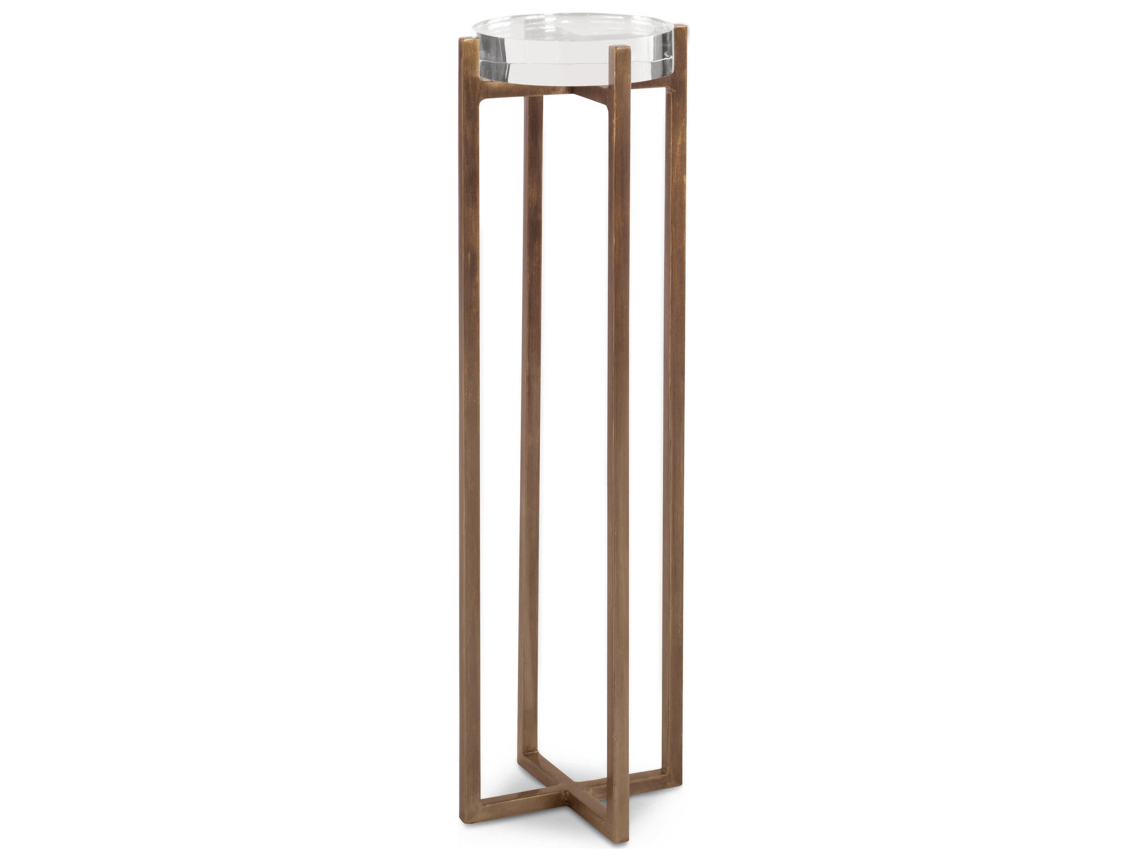 Century Furniture Grand Tour 8" Round Acrylic End Table