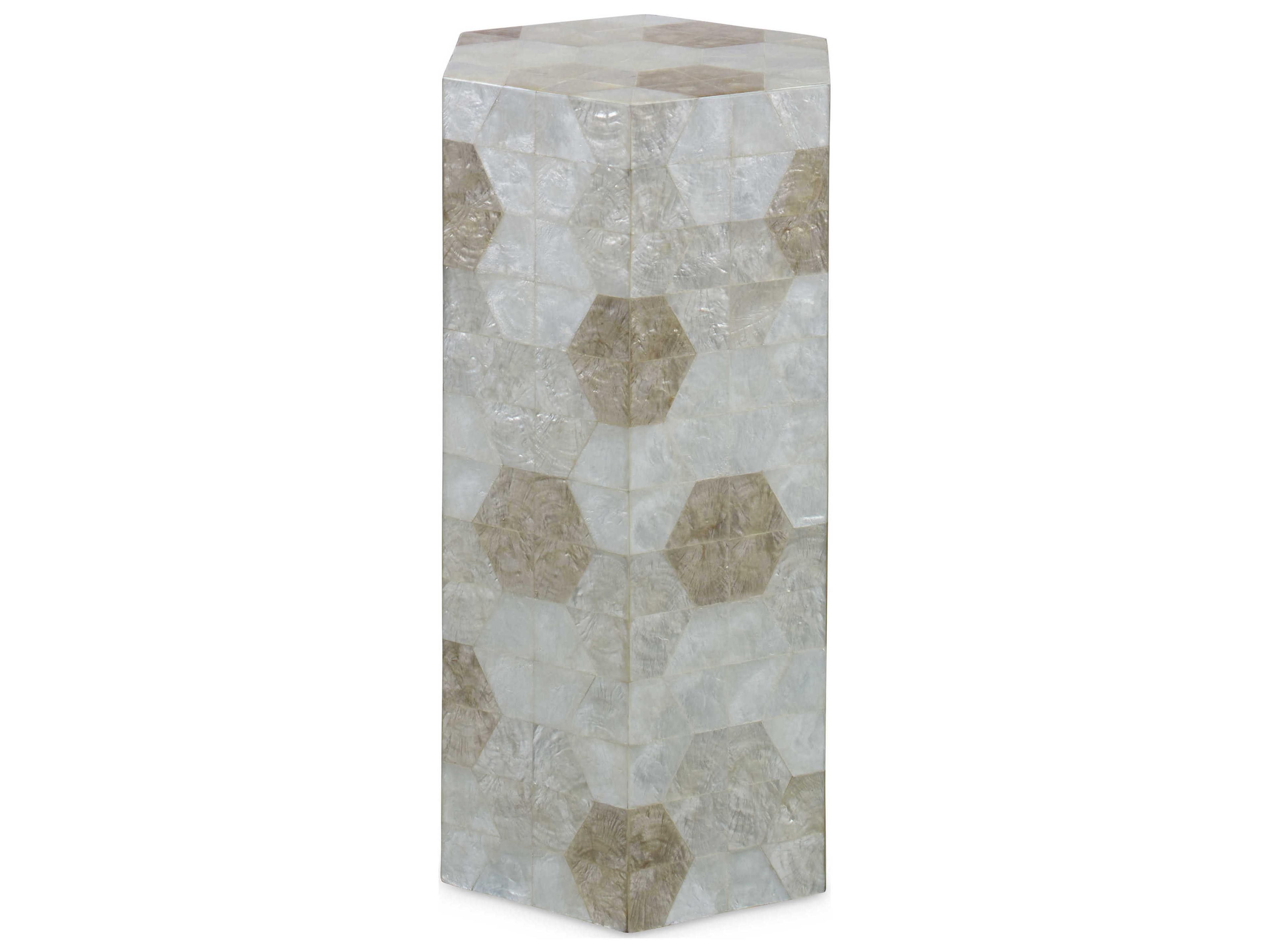 Century Furniture Grand Tour Hexagon Capiz Shell End Table