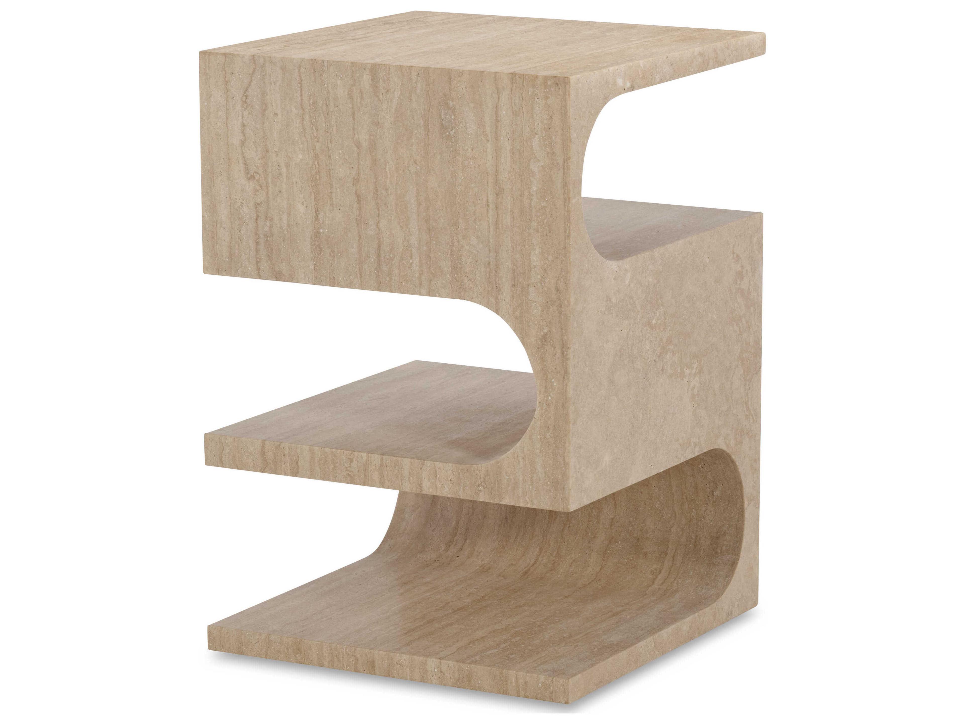 Century Furniture Grand Tour Ascoli Square Stone End Table