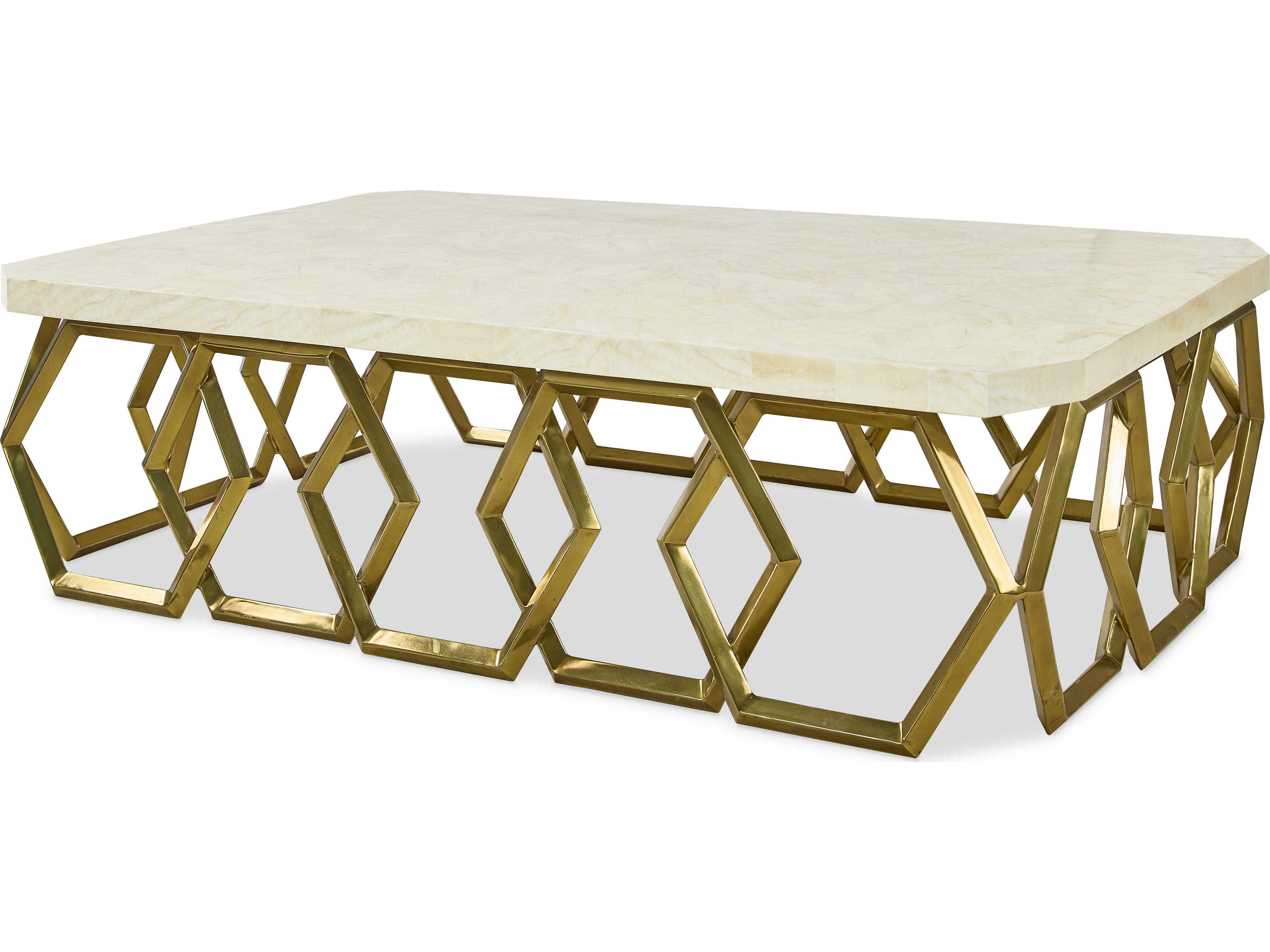 Century Furniture Grand Tour Devon Rectangular Stone Coffee Table