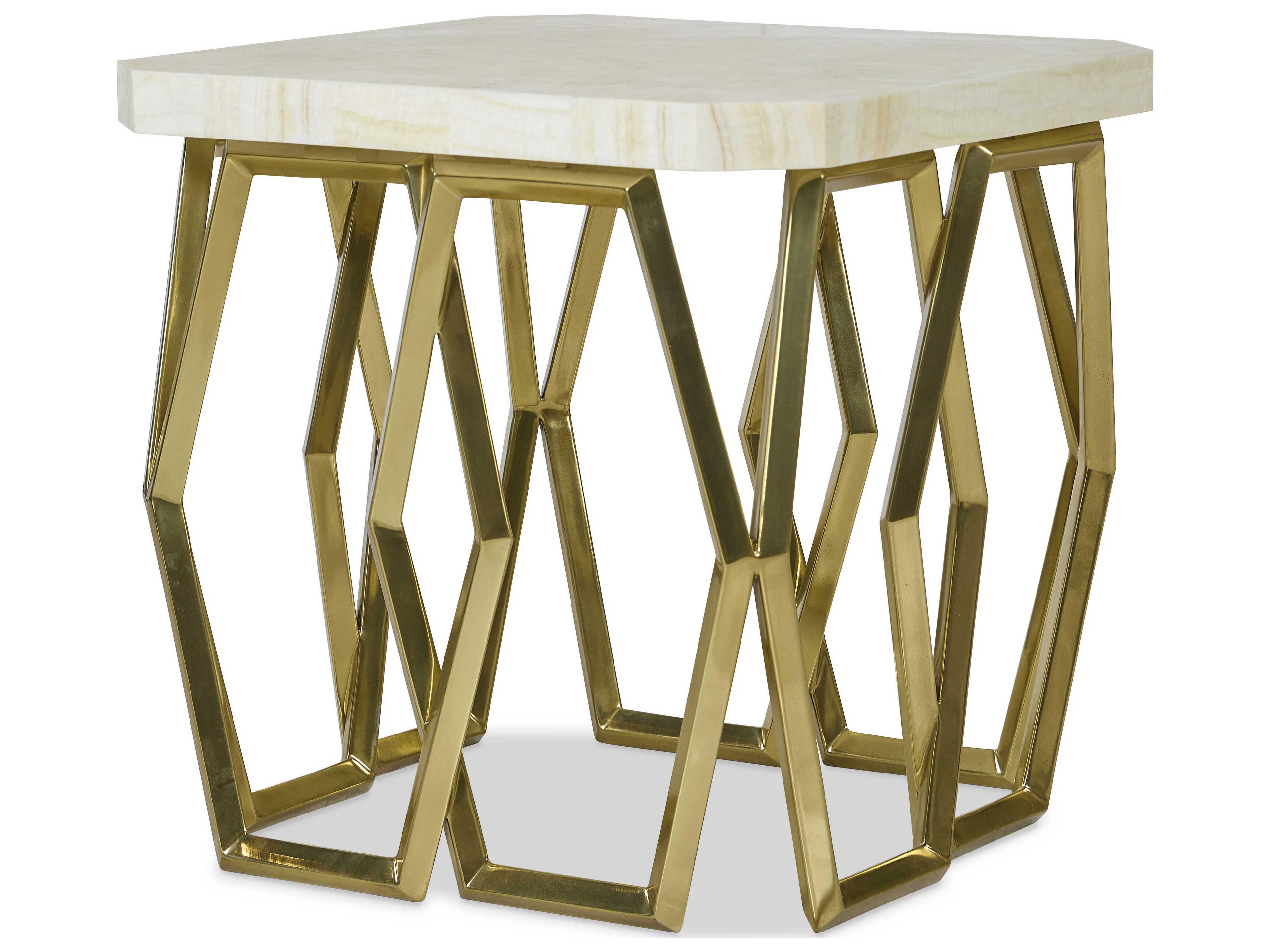 Century Furniture Grand Tour Devon Square Stone End Table