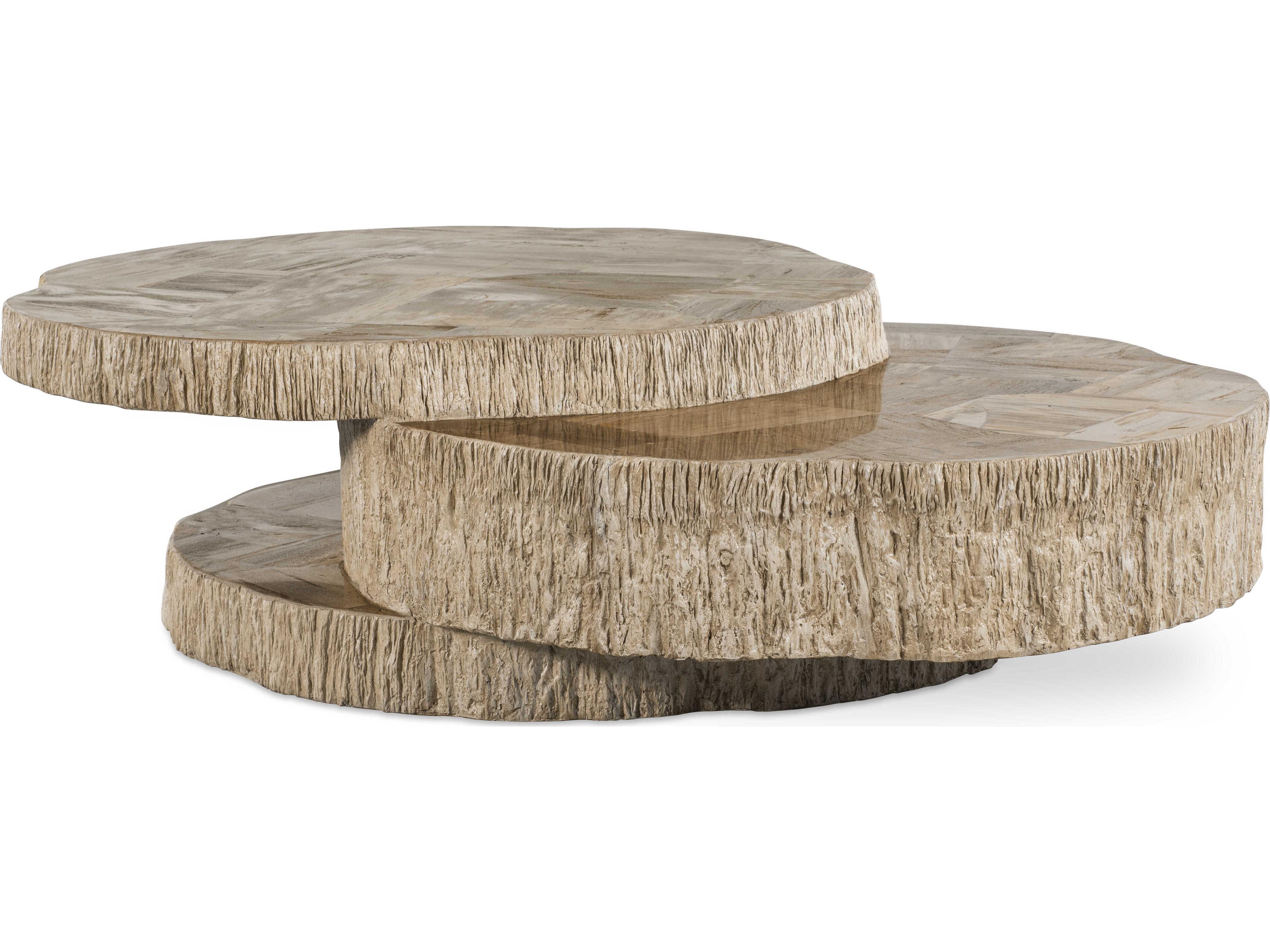 Century Furniture Grand Tour Elan Round Wood Coffee Table