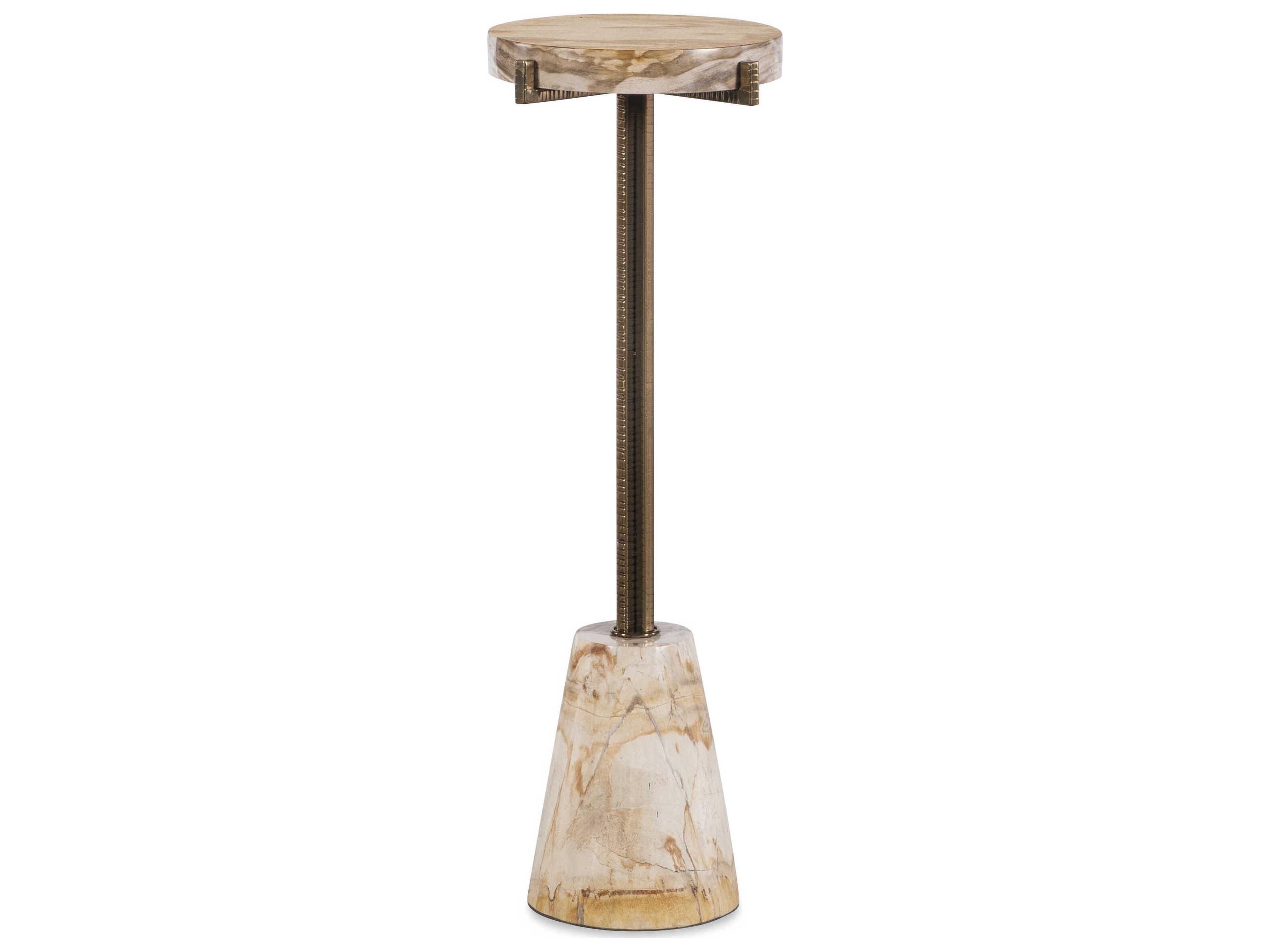 Century Furniture Grand Tour Acme Round Wood End Table