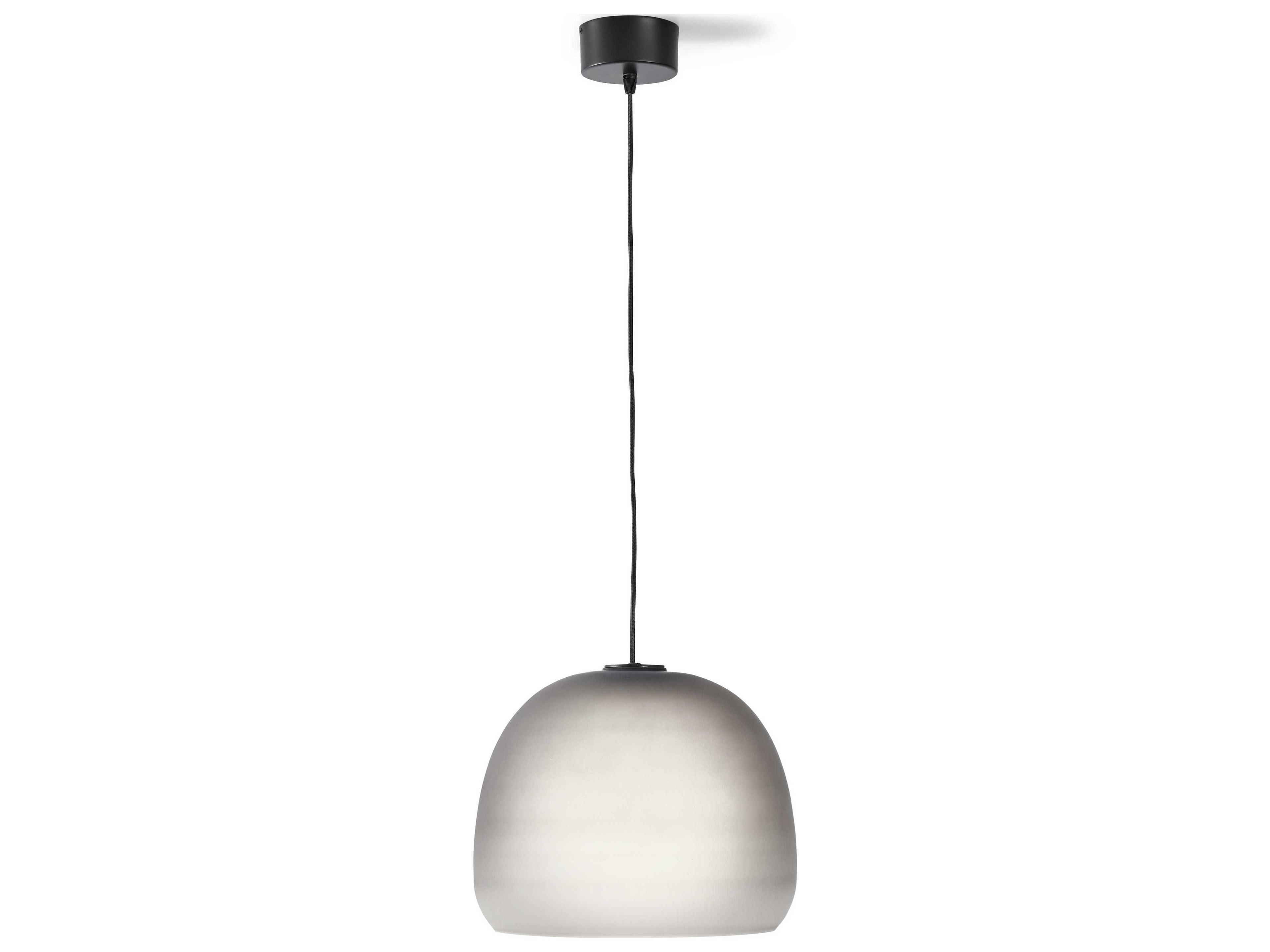 Carpyen Medusa 1-Light Black Dome Mini Pendant