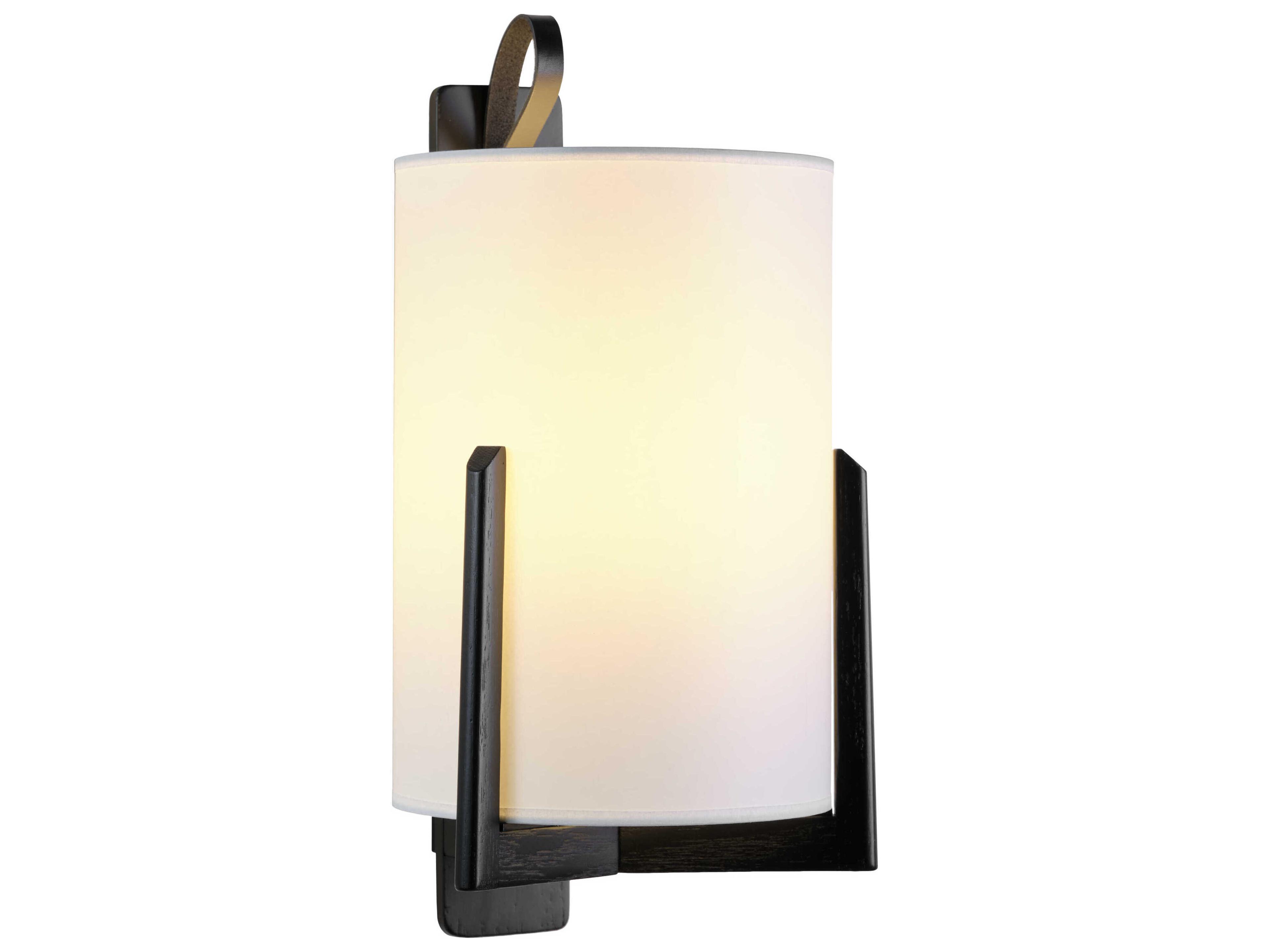 Carpyen Greta 1-Light Black Oak Wall Sconce