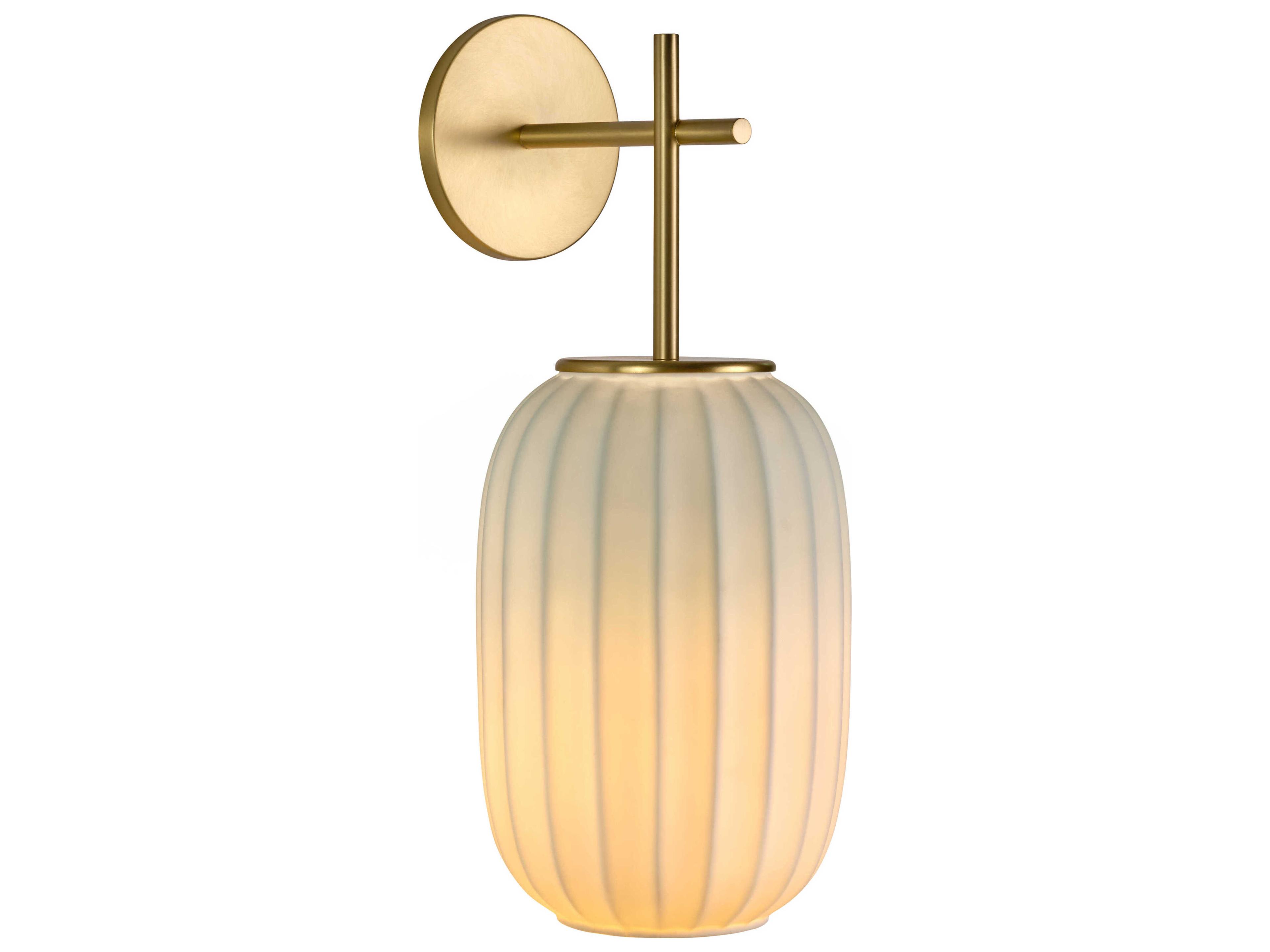 Carpyen Mei 1-Light Gold Wall Sconce