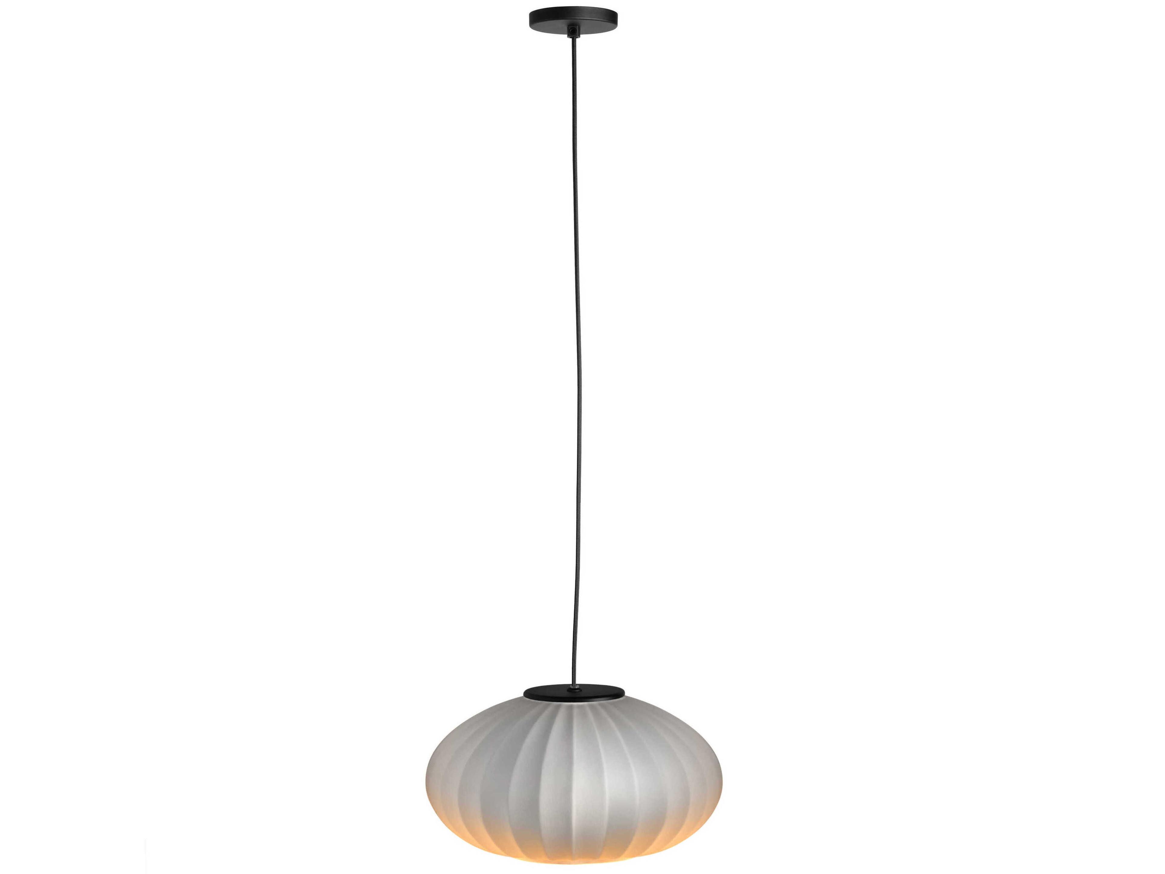 Mei 1-Light Black Mini Pendant