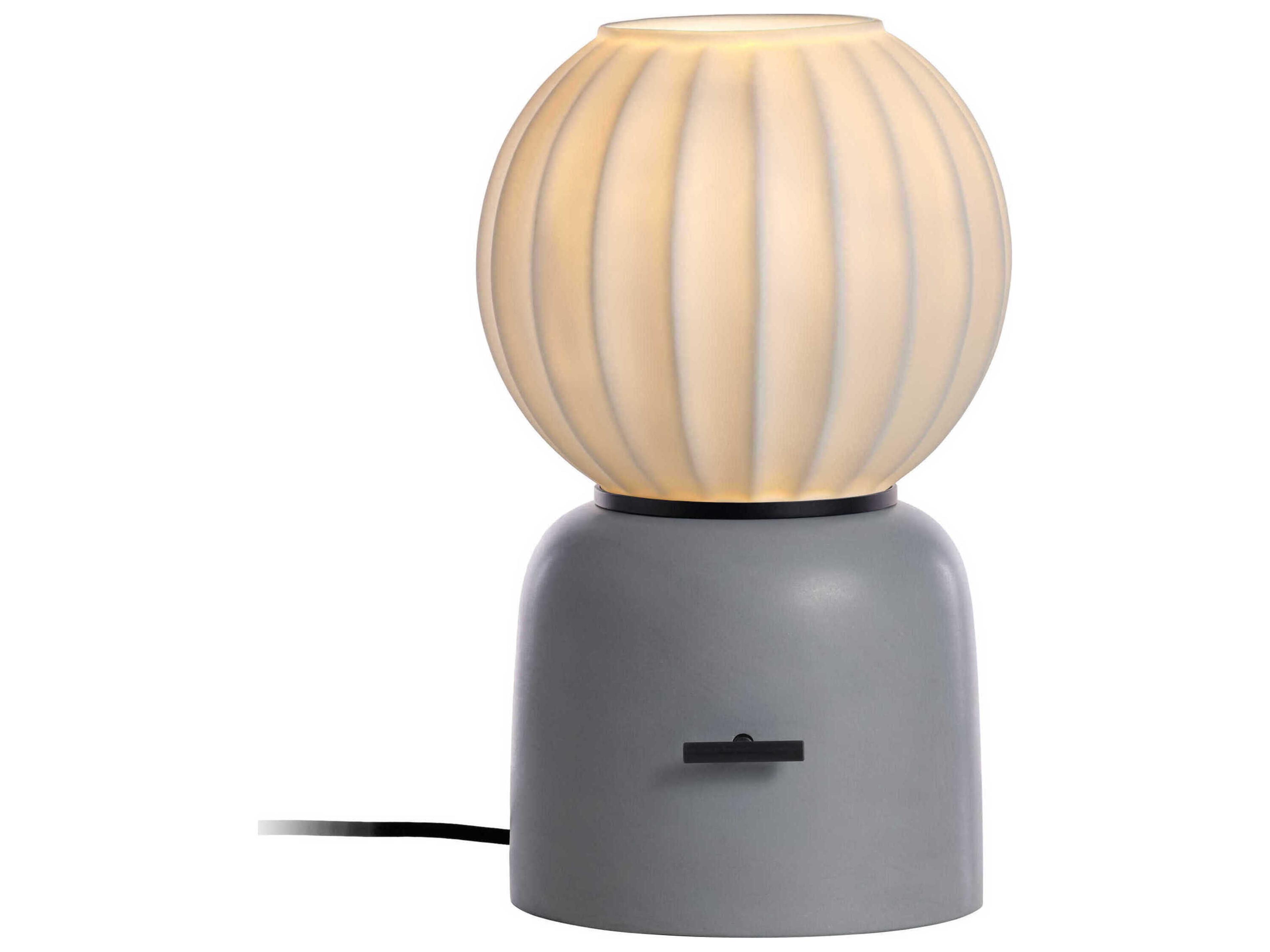 Carpyen Mei Grey Black Table Lamp
