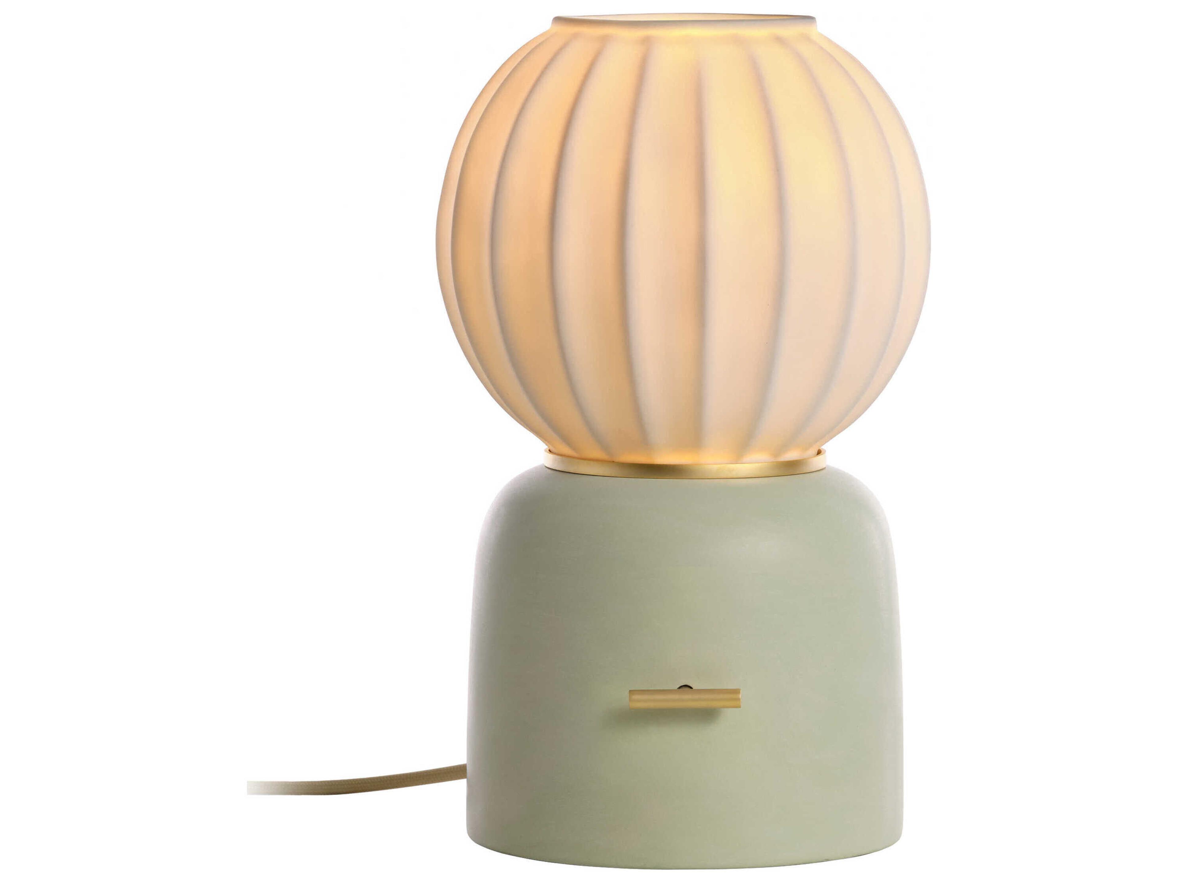 Carpyen Mei Mint Green Gold Table Lamp