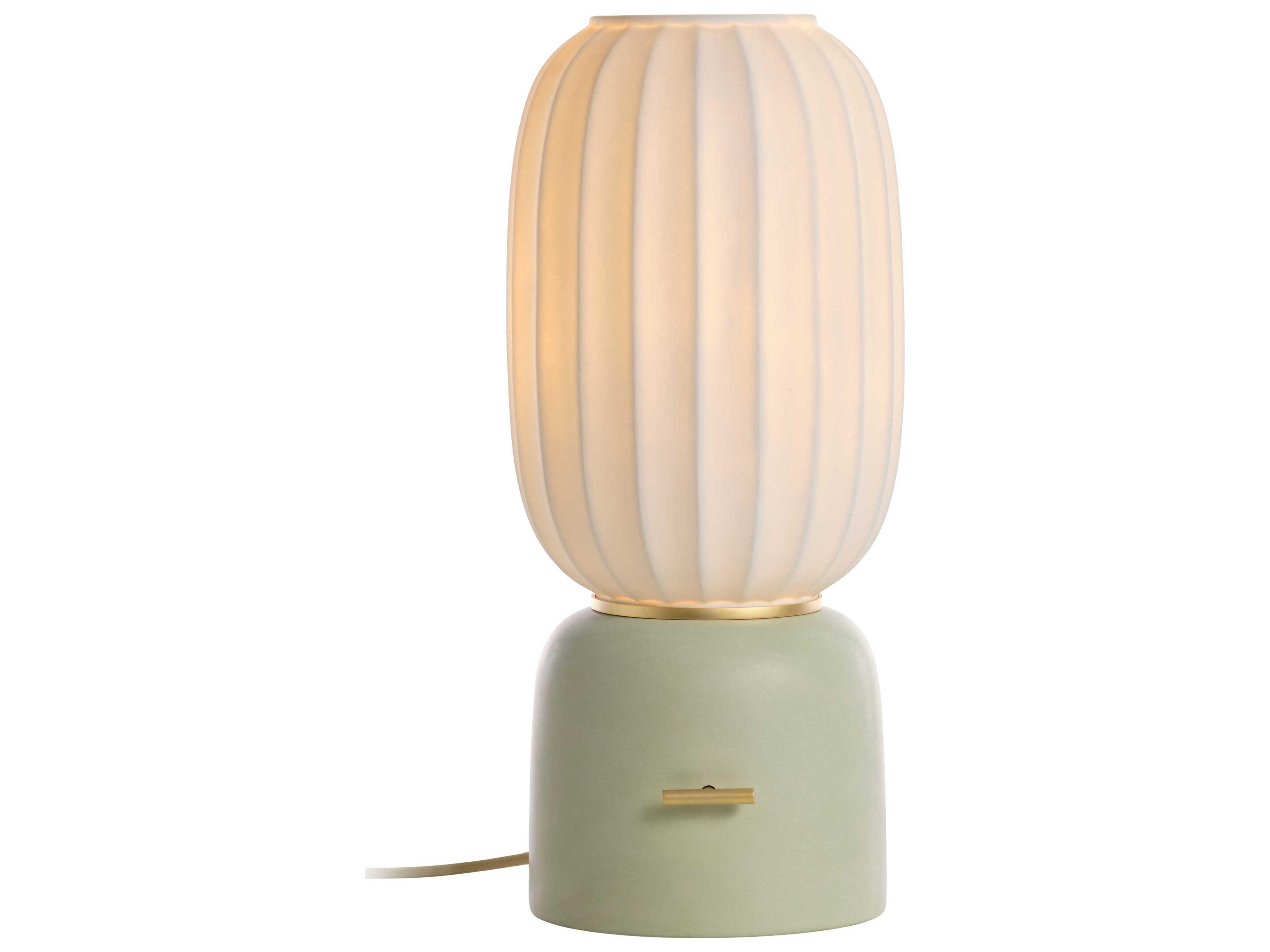 Carpyen Mei Mint Green Gold Table Lamp