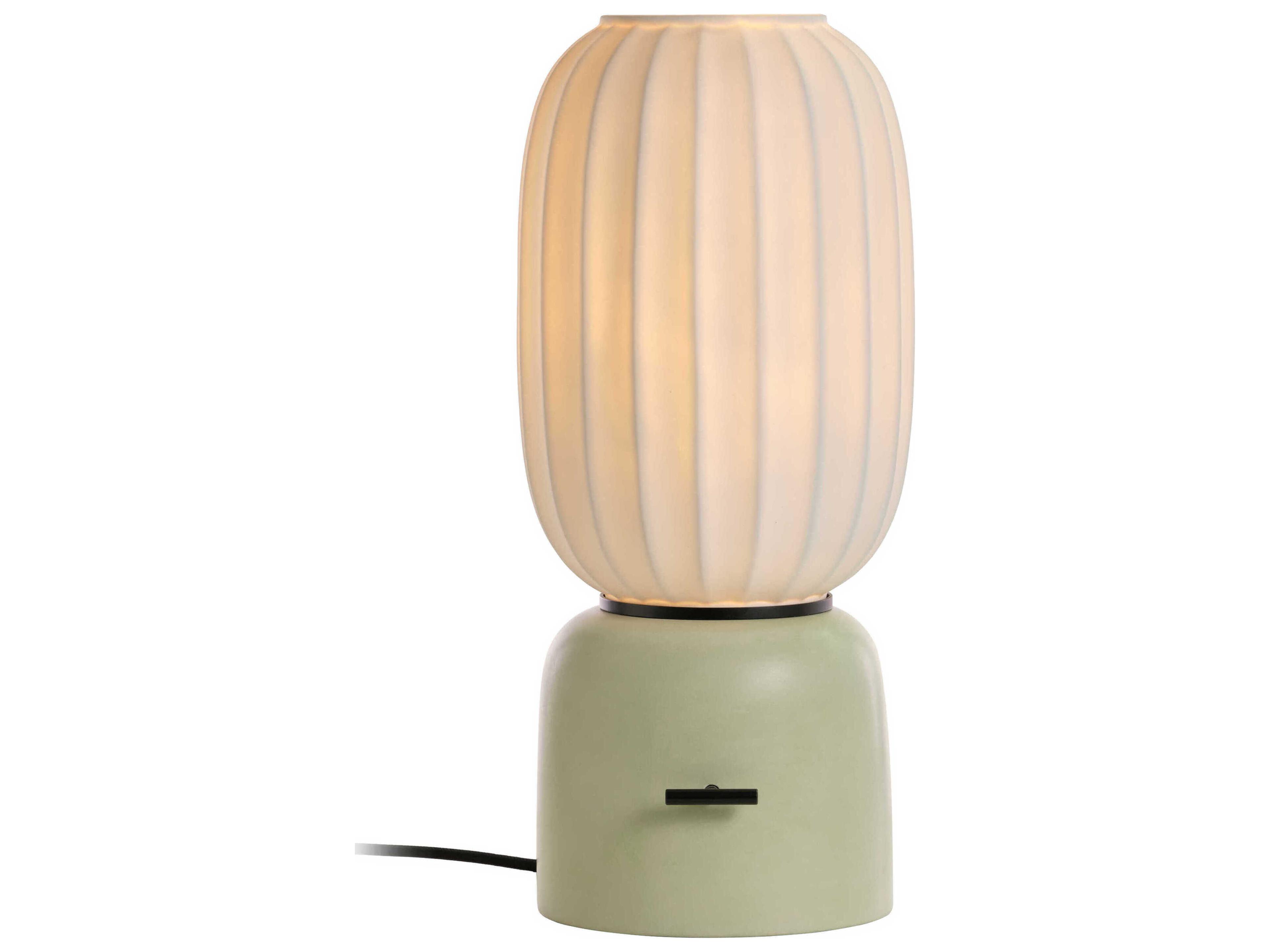Carpyen Mei Mint Green Black Table Lamp