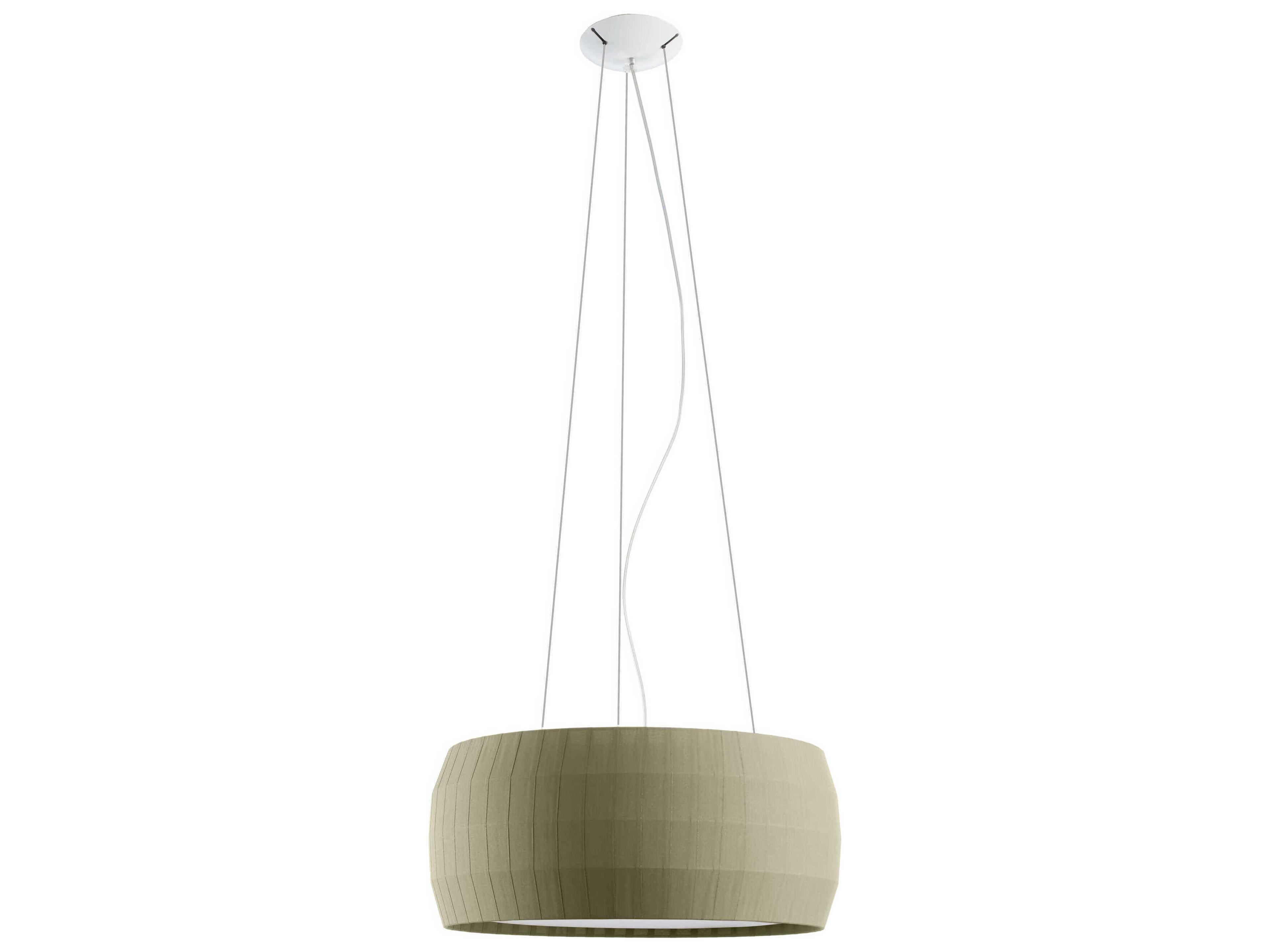 Carpyen Isamu 2-Light Olive Green Drum Pendant