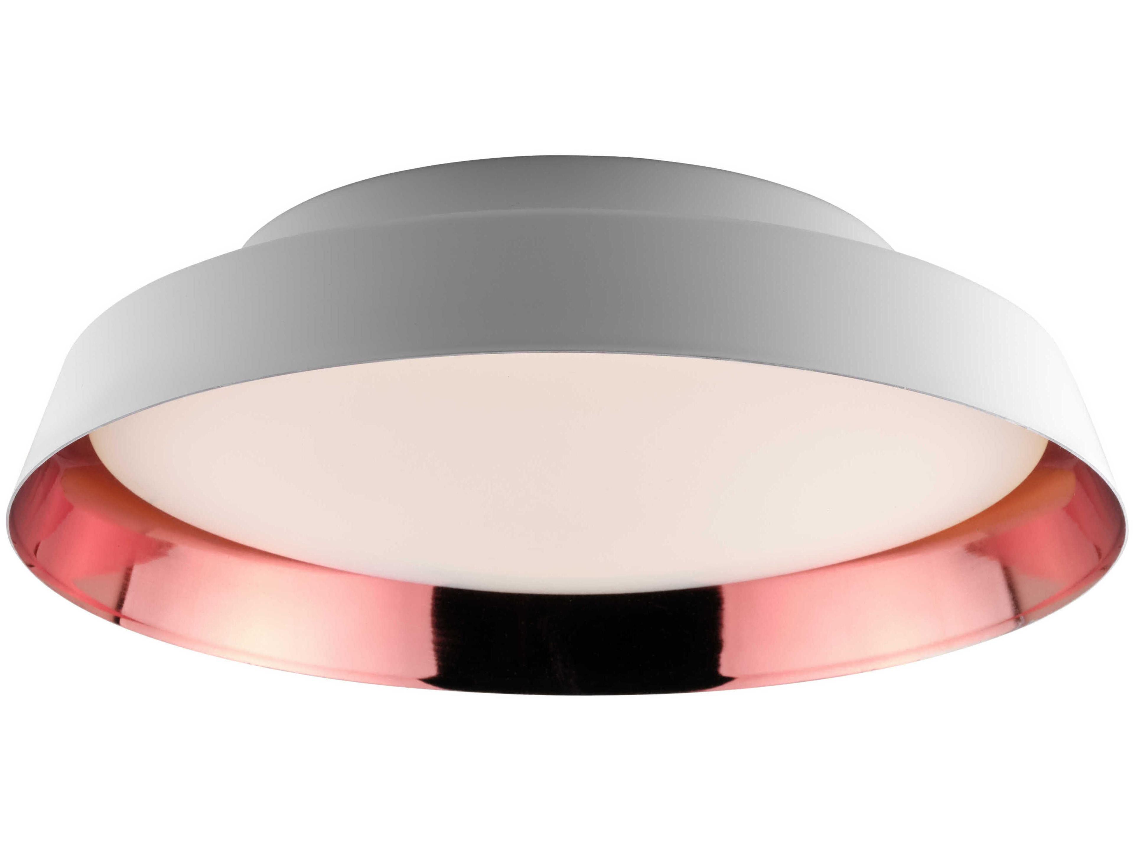 Carpyen Boop White Terracotta Round Flush Mount