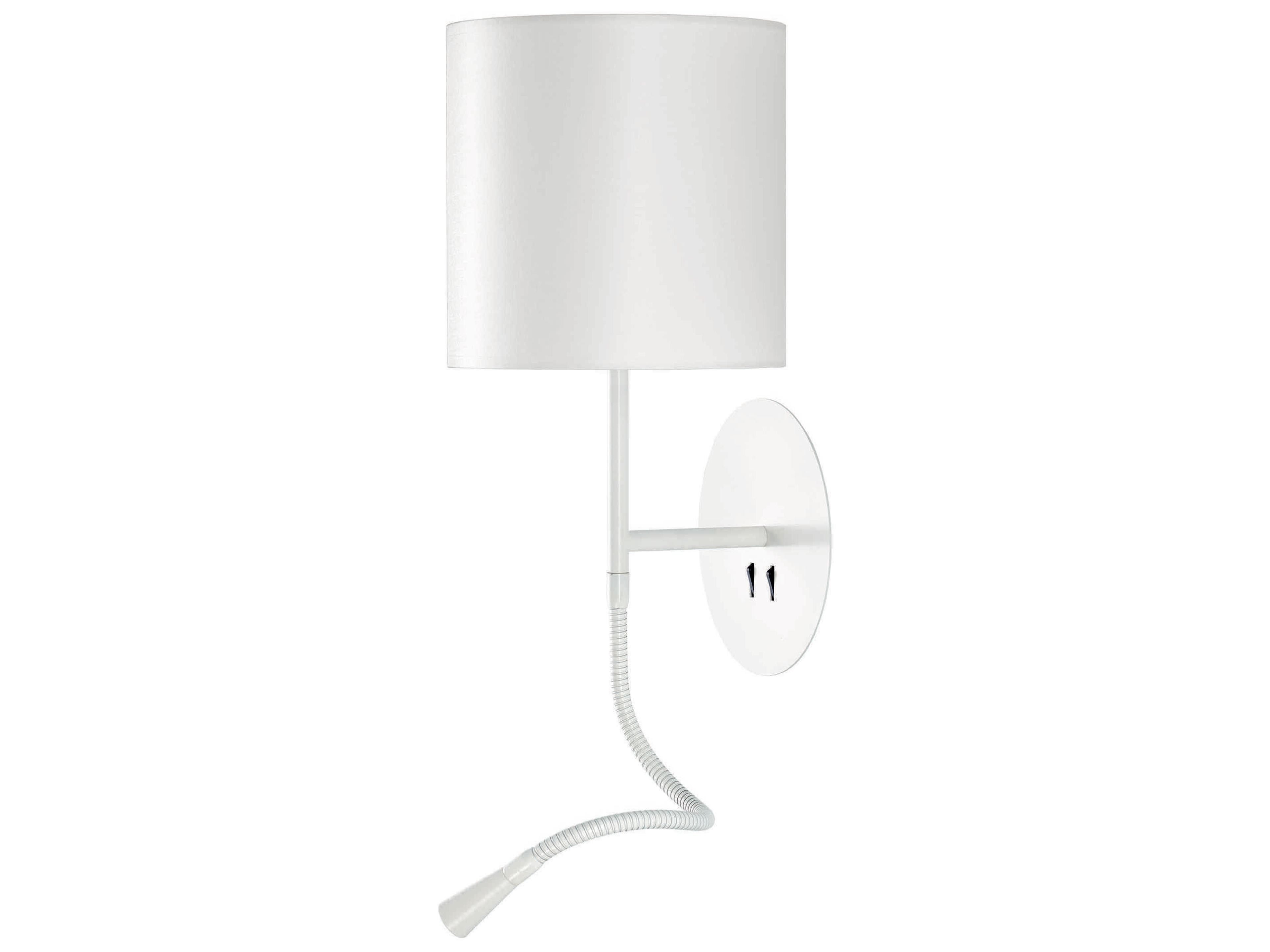 Hotel Python Matte Nickel LED Wall Sconce