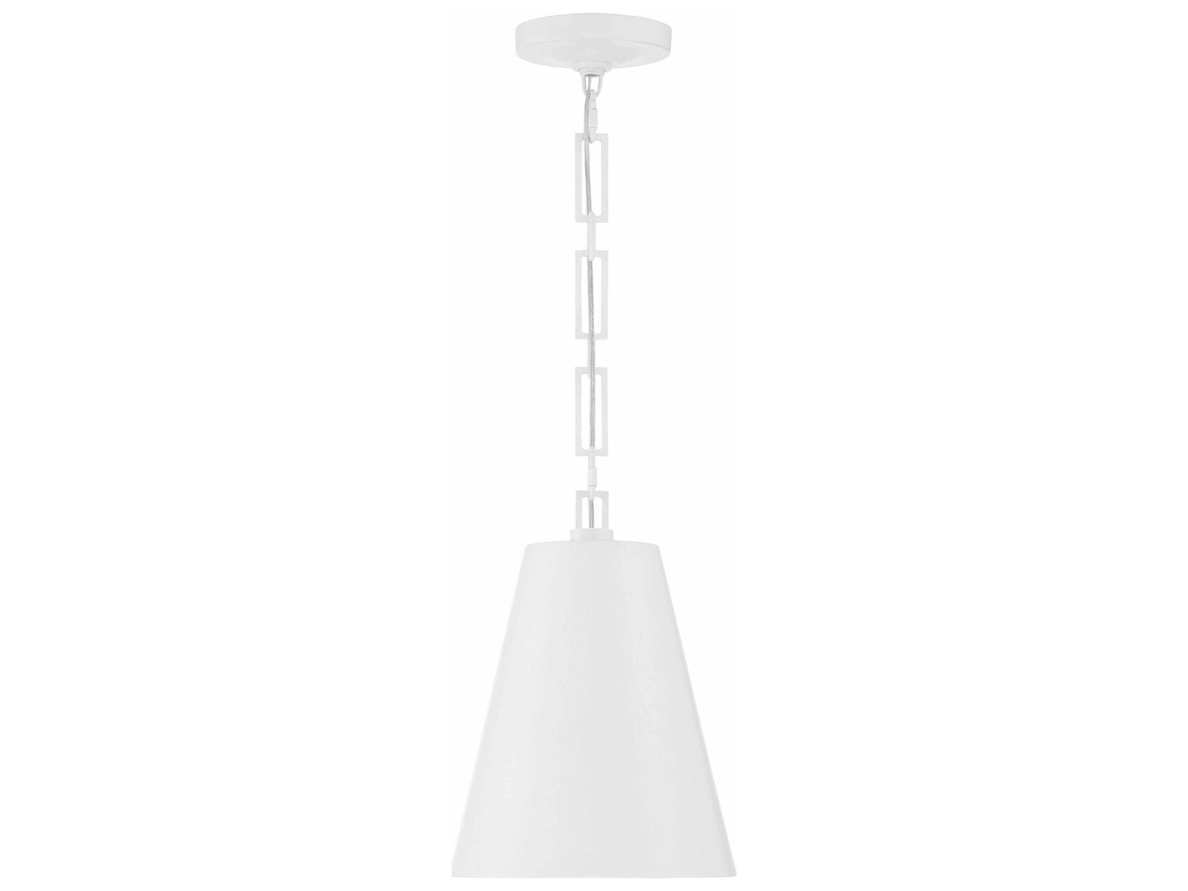 Crystorama Alston 2-Light Matte White Antique Gold Mini Pendant