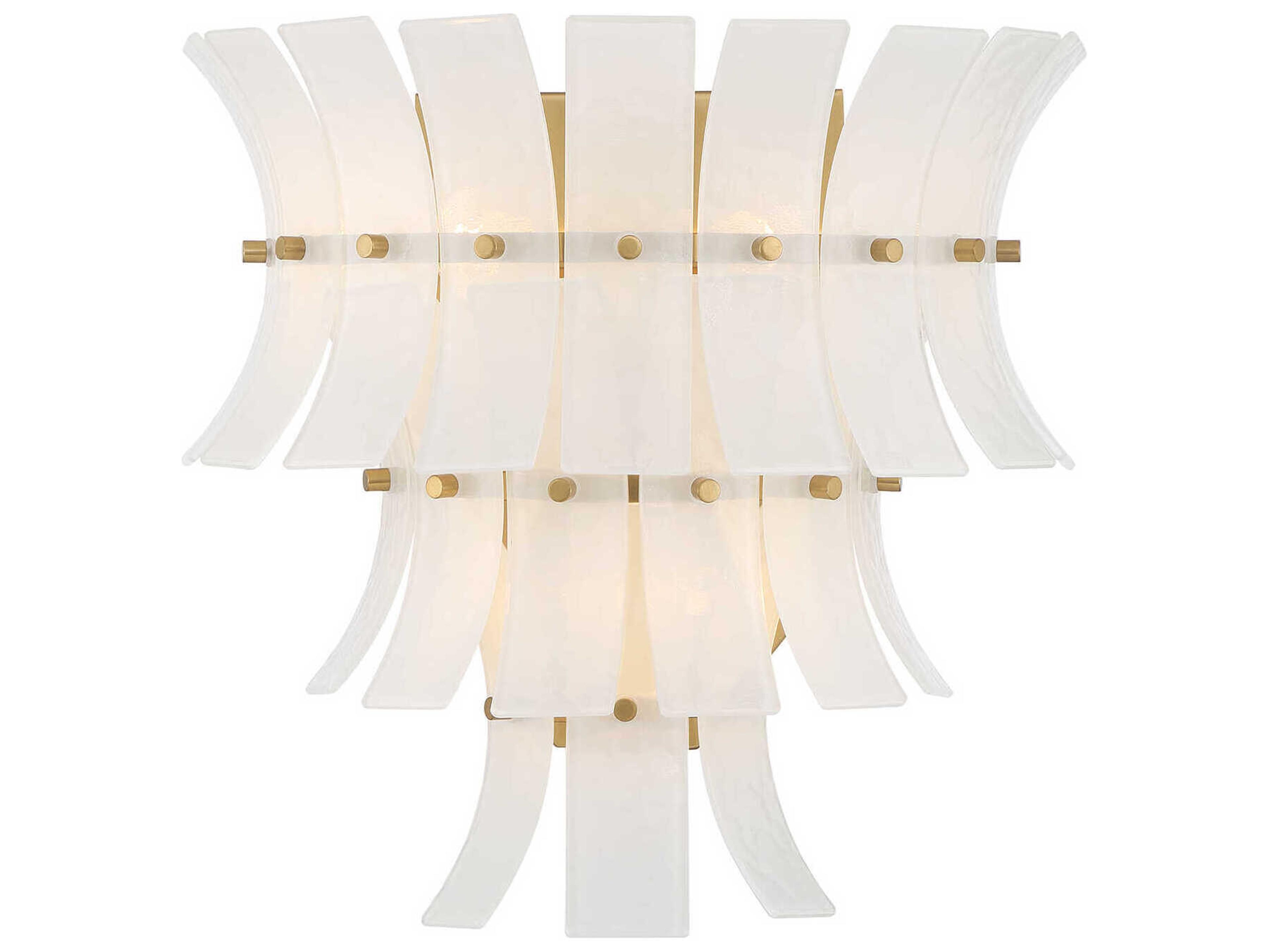 Crystorama Abigail 3-Light Aged Brass Wall Sconce