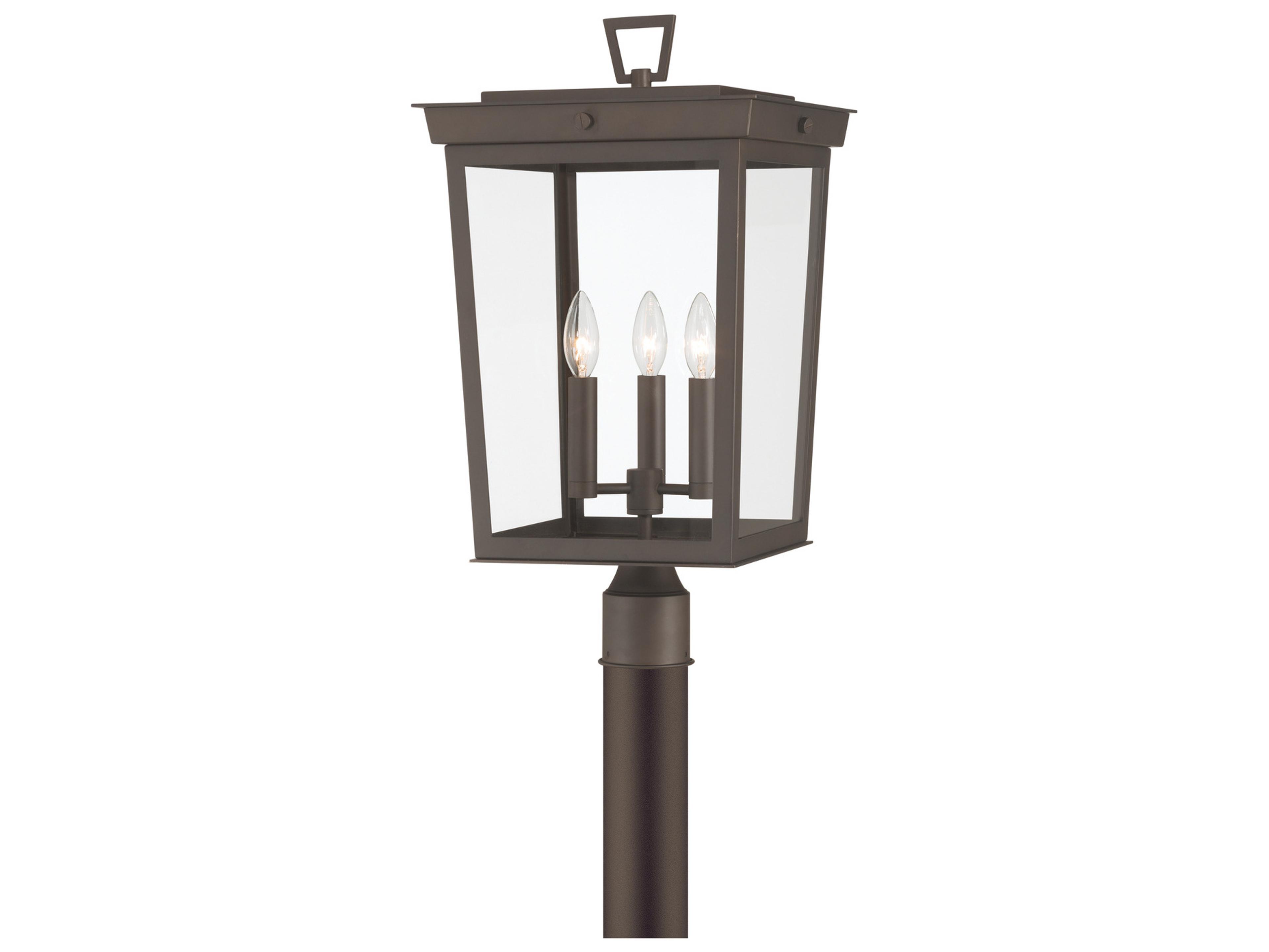 Crystorama Belmont 3-Light Outdoor Post Light