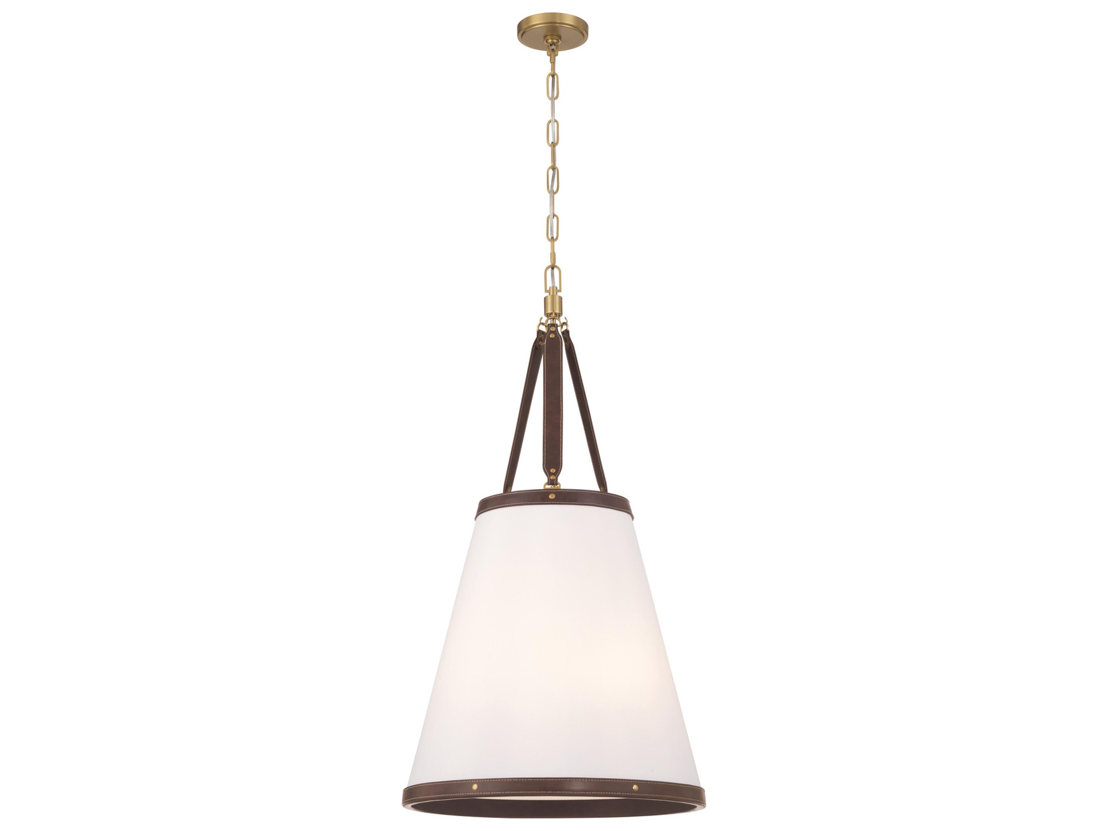 Crystorama Callahan 4-Light Brown Pendant