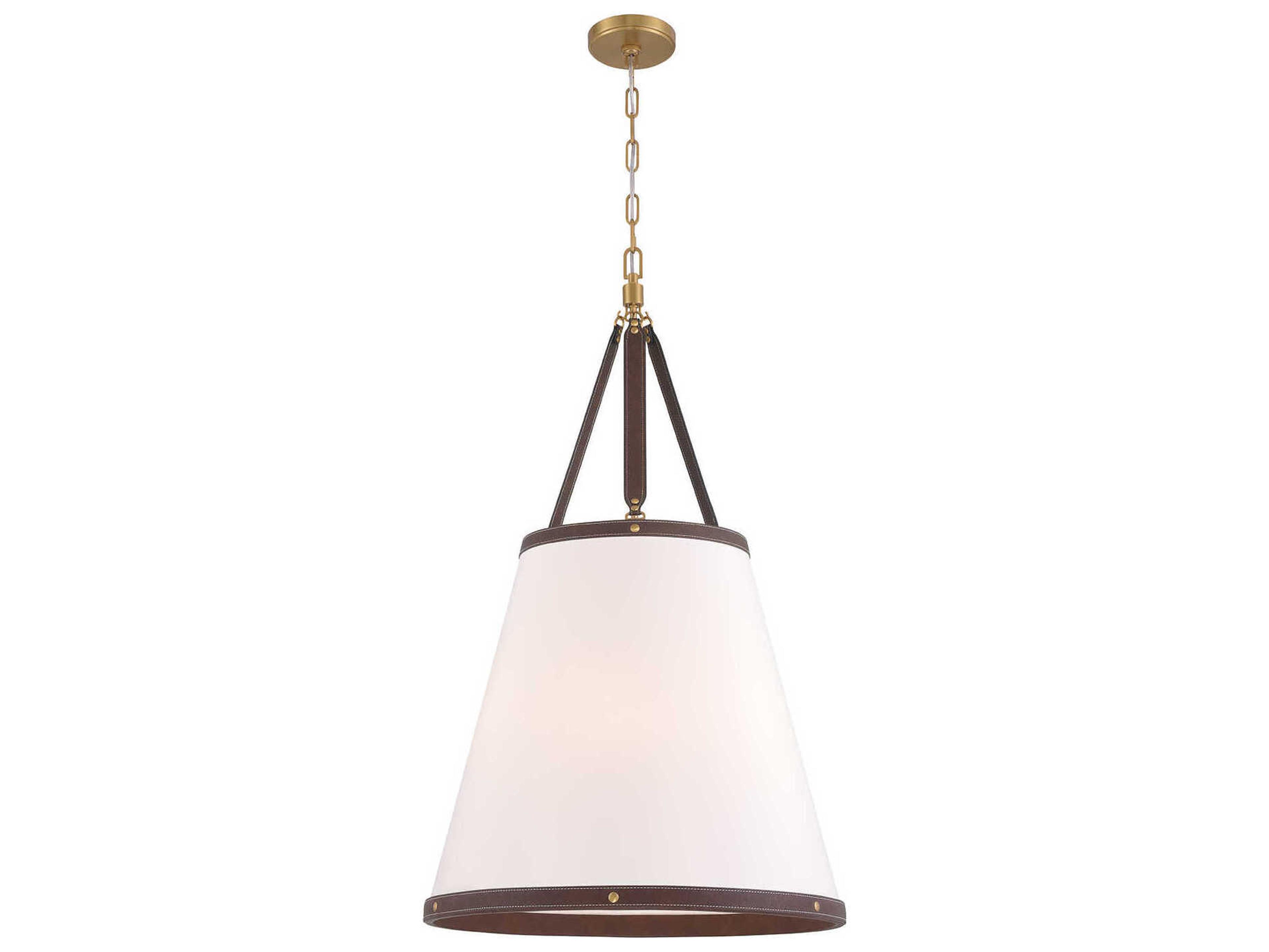 Crystorama Callahan 6-Light Luxe Gold Pendant