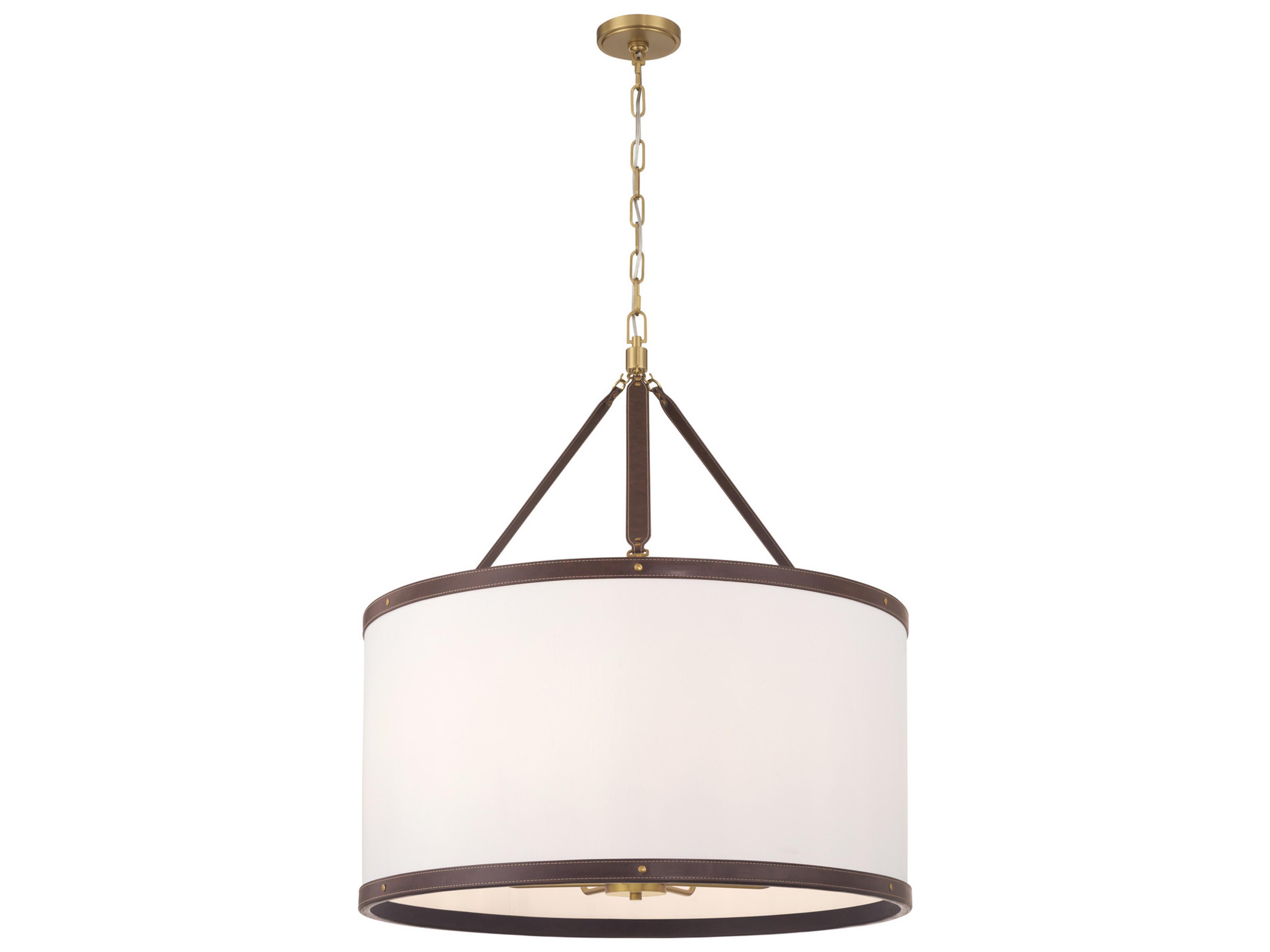Crystorama Callahan 8-Light Brown Pendant