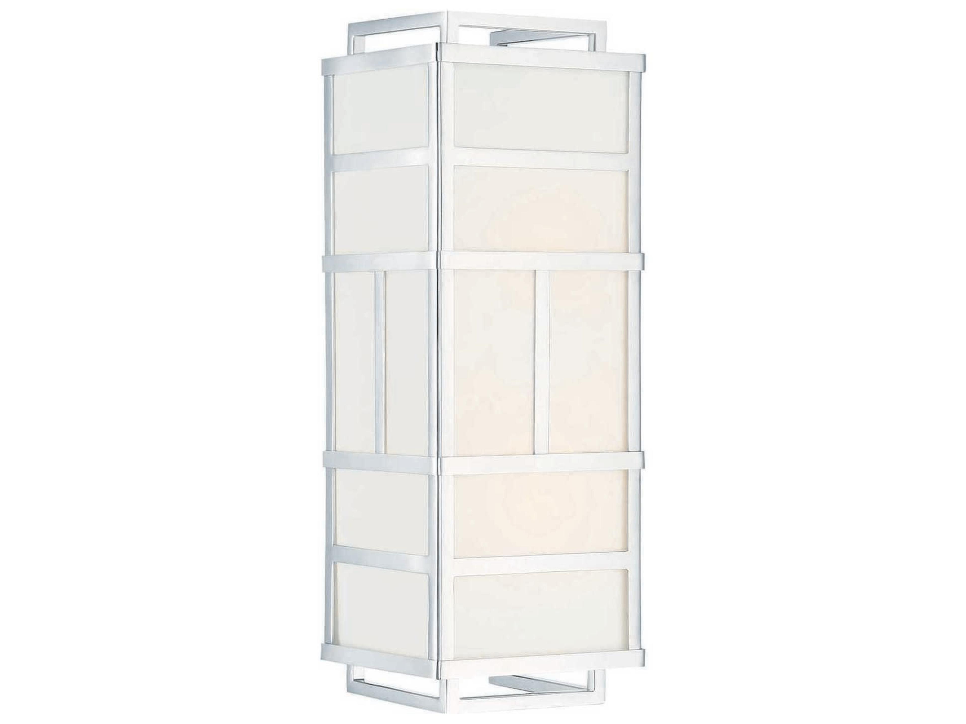 Crystorama Danielson 2-Light Nickel Wall Sconce