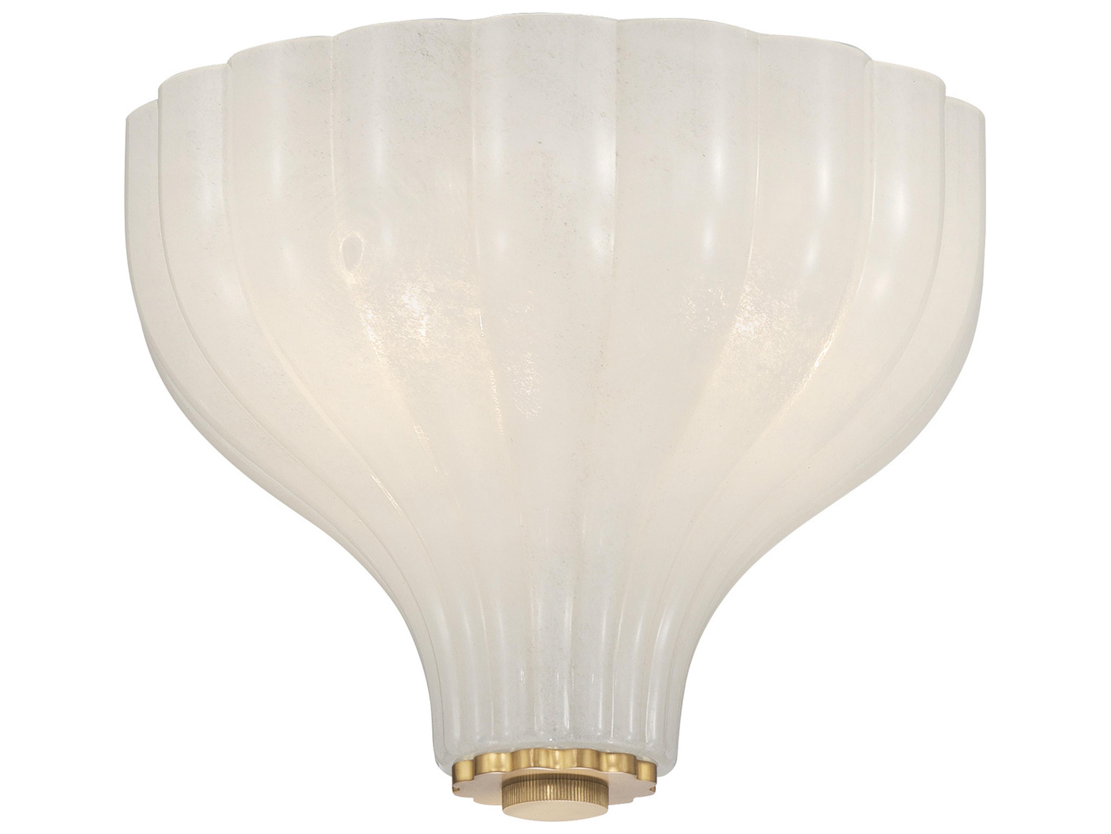 Crystorama Layton 3-Light Gold Flush Mount