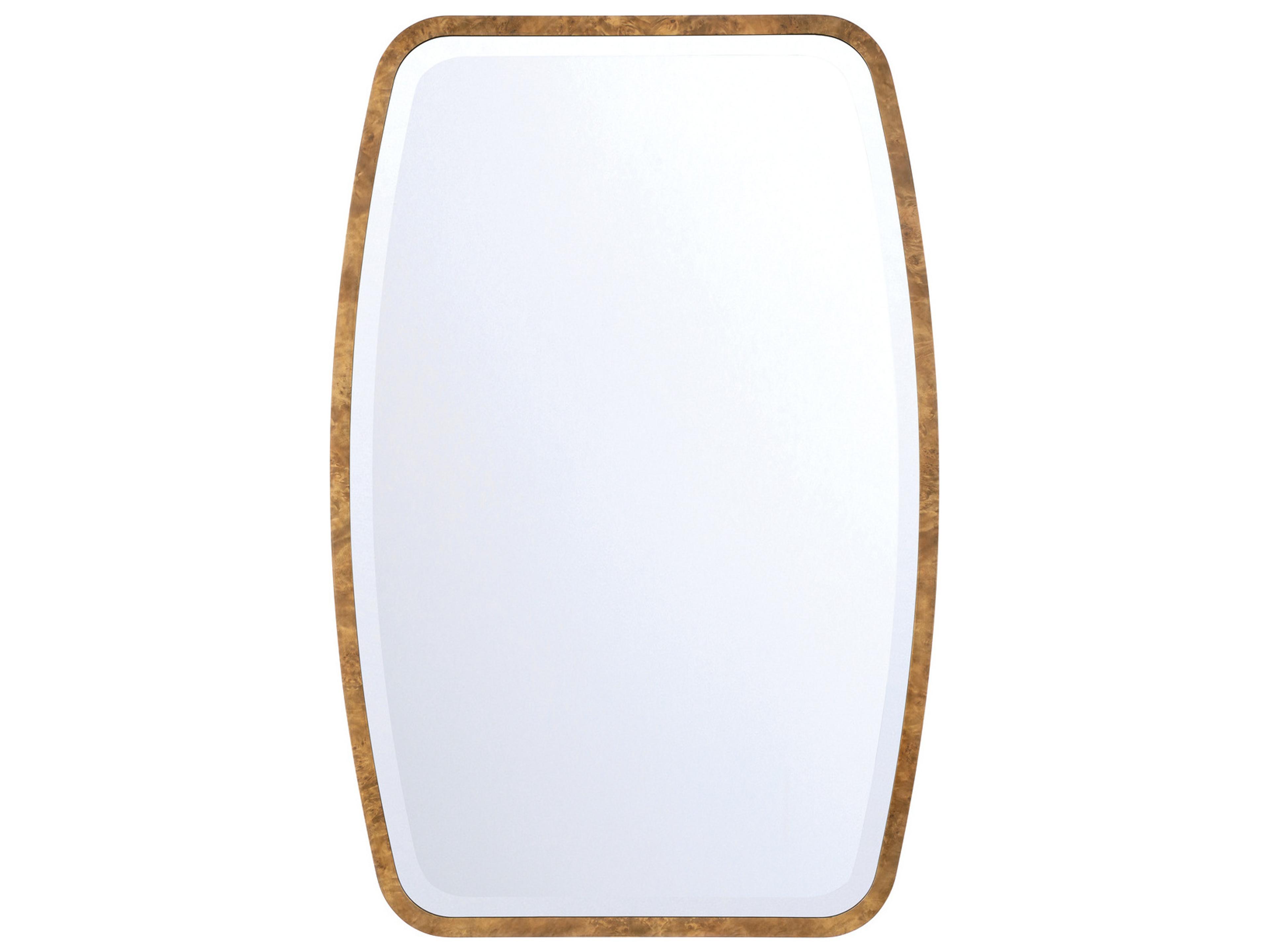 Crystorama Lindee Natural Wall Mirror Rectangular