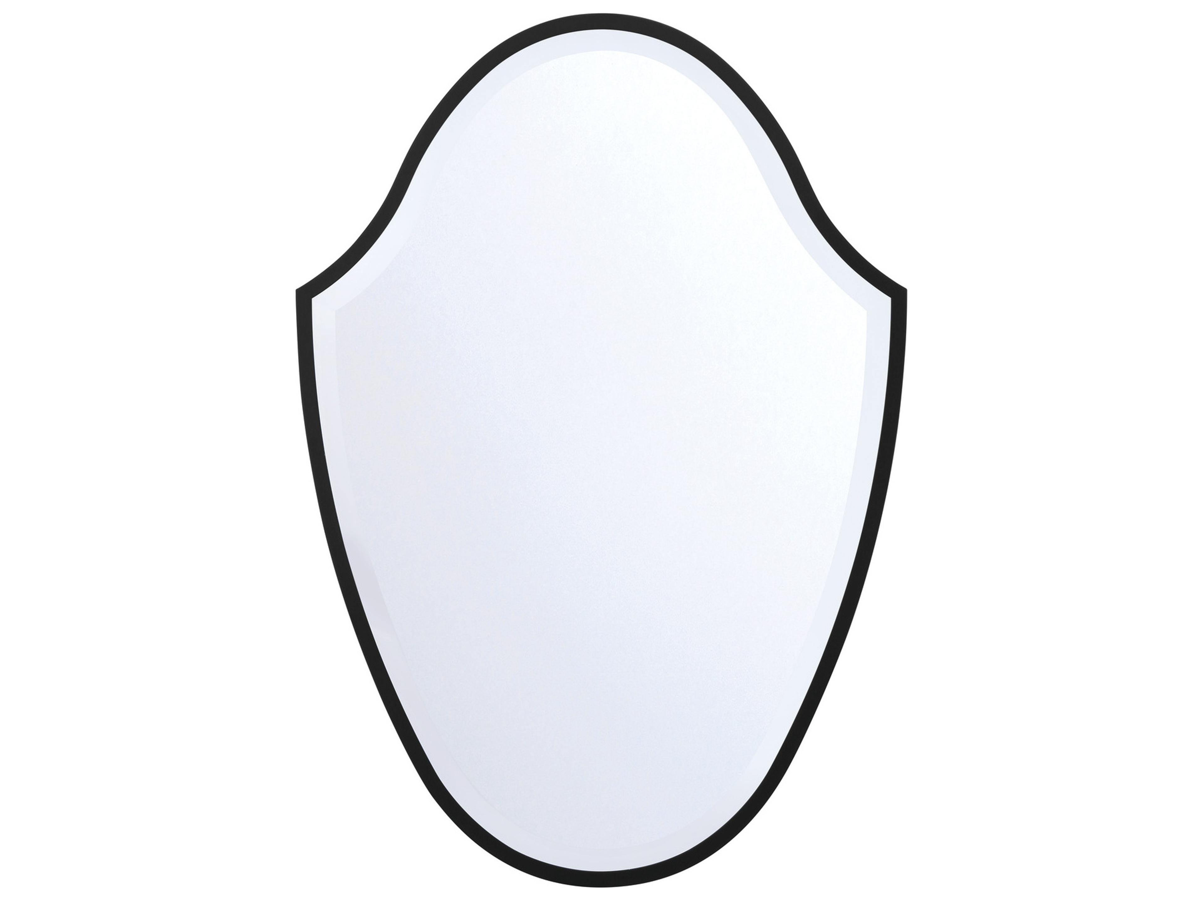 Crystorama Lindee Black Wall Mirror