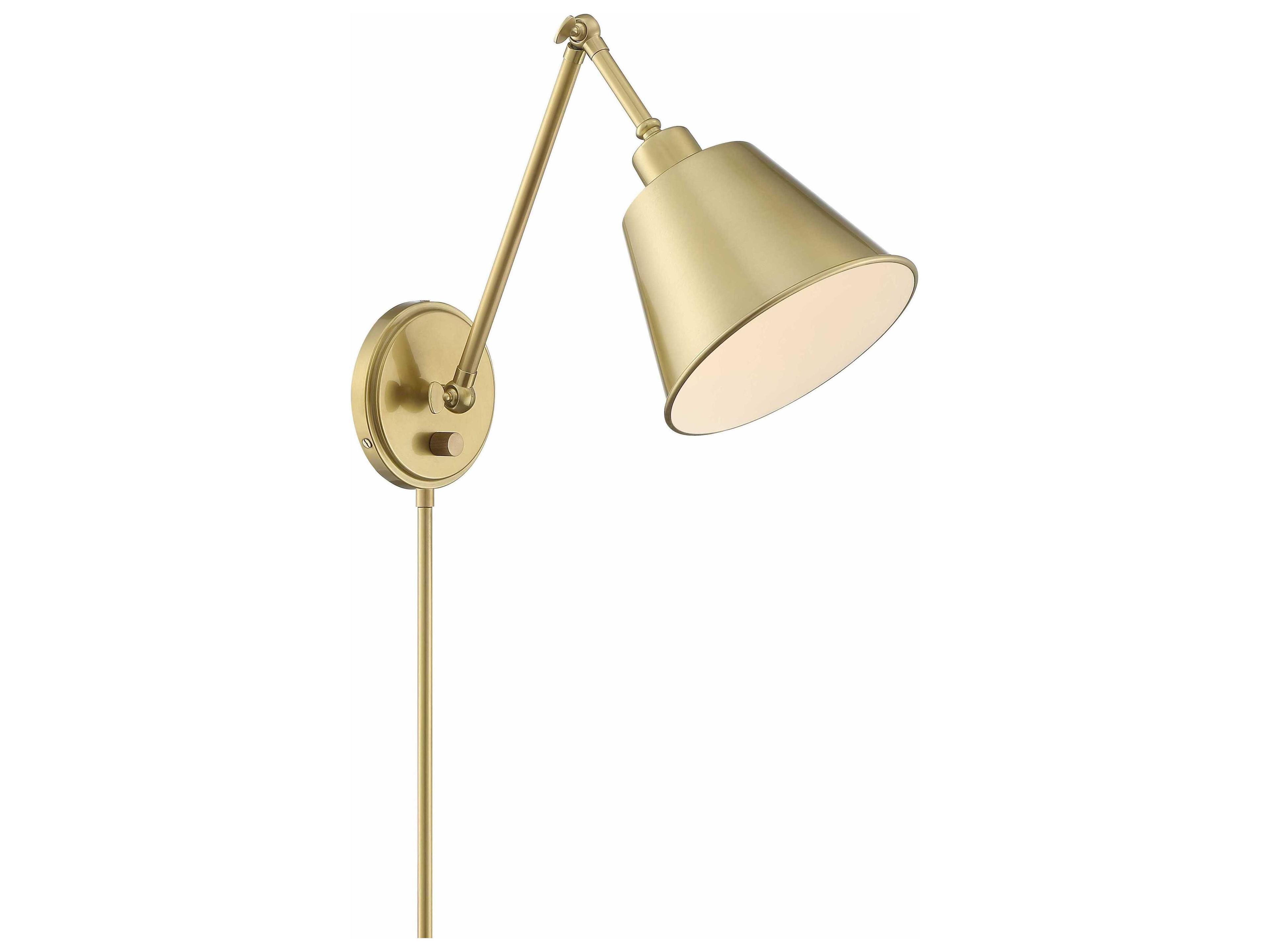 Crystorama Mitchell 1 - Light Swing Arm