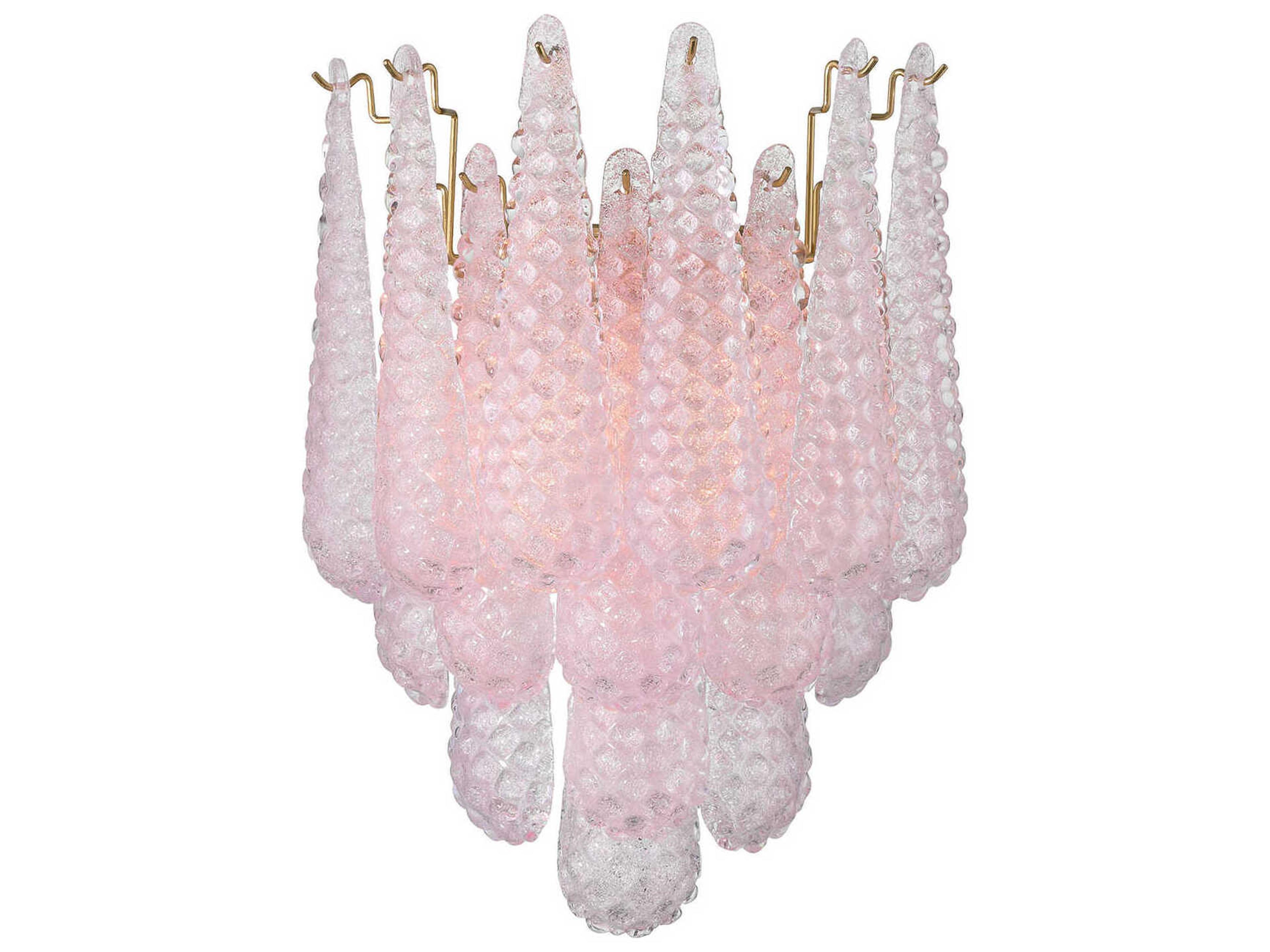 Crystorama Ollie 2-Light Aged Brass Wall Sconce