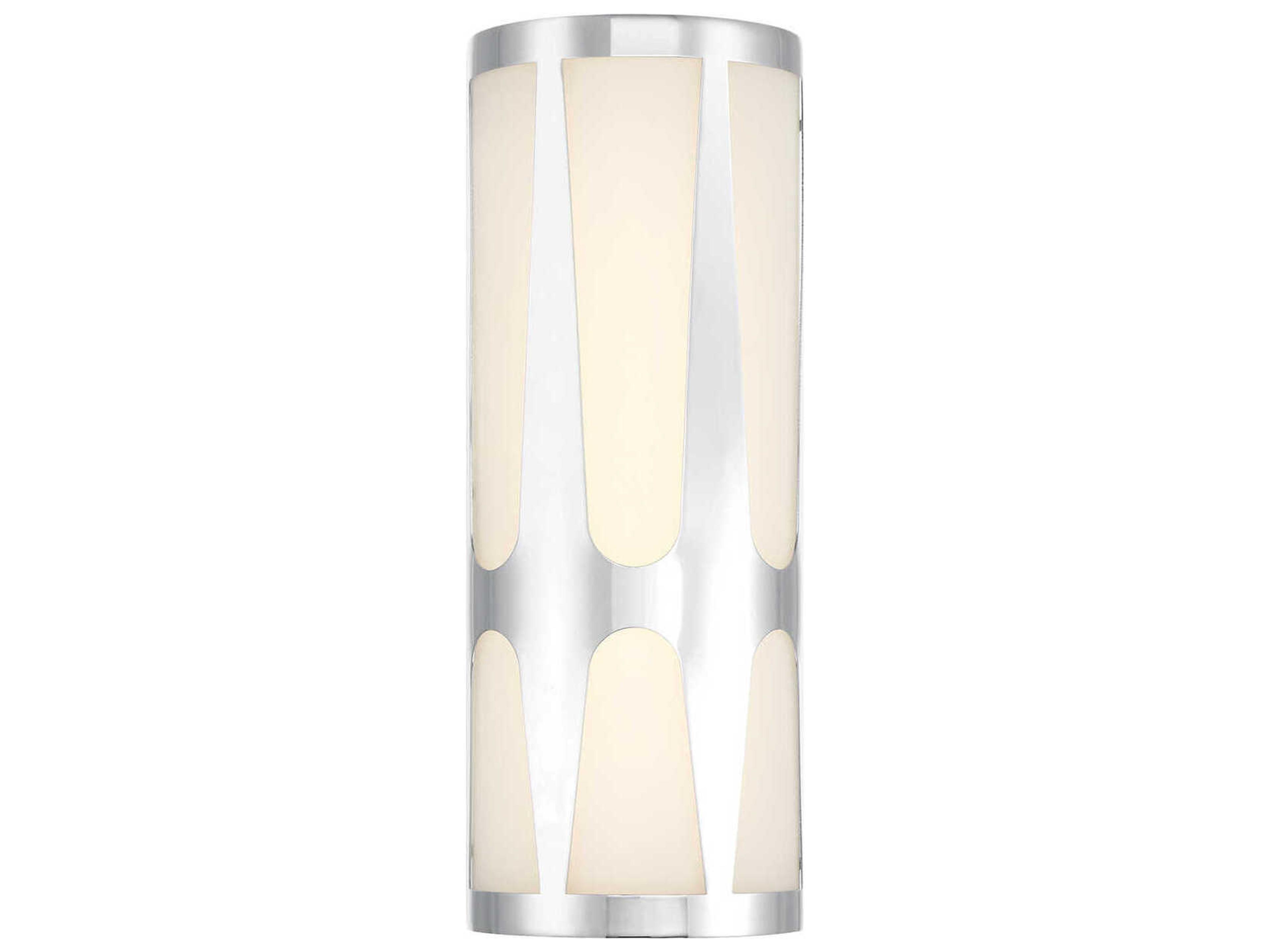 Crystorama Royston Polished Chrome Wall Sconce