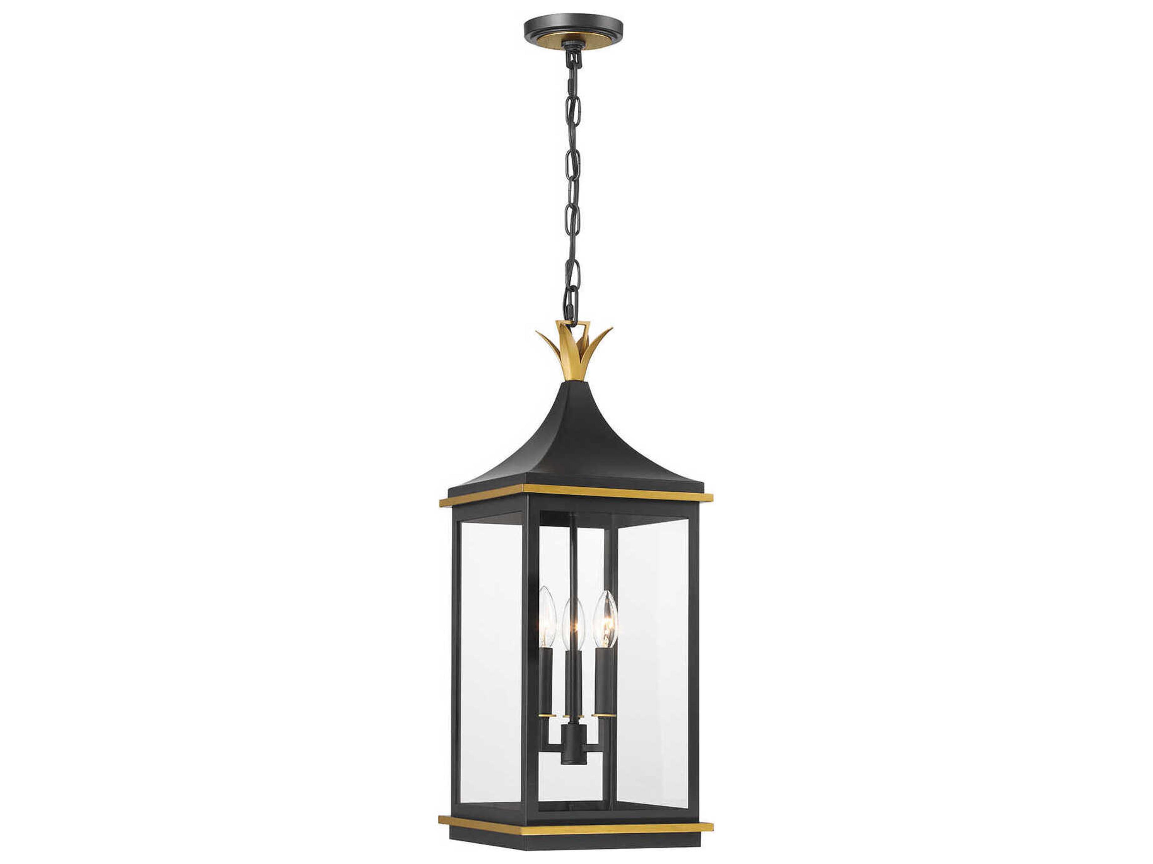 Crystorama Simpson 3-Light Outdoor Hanging Light