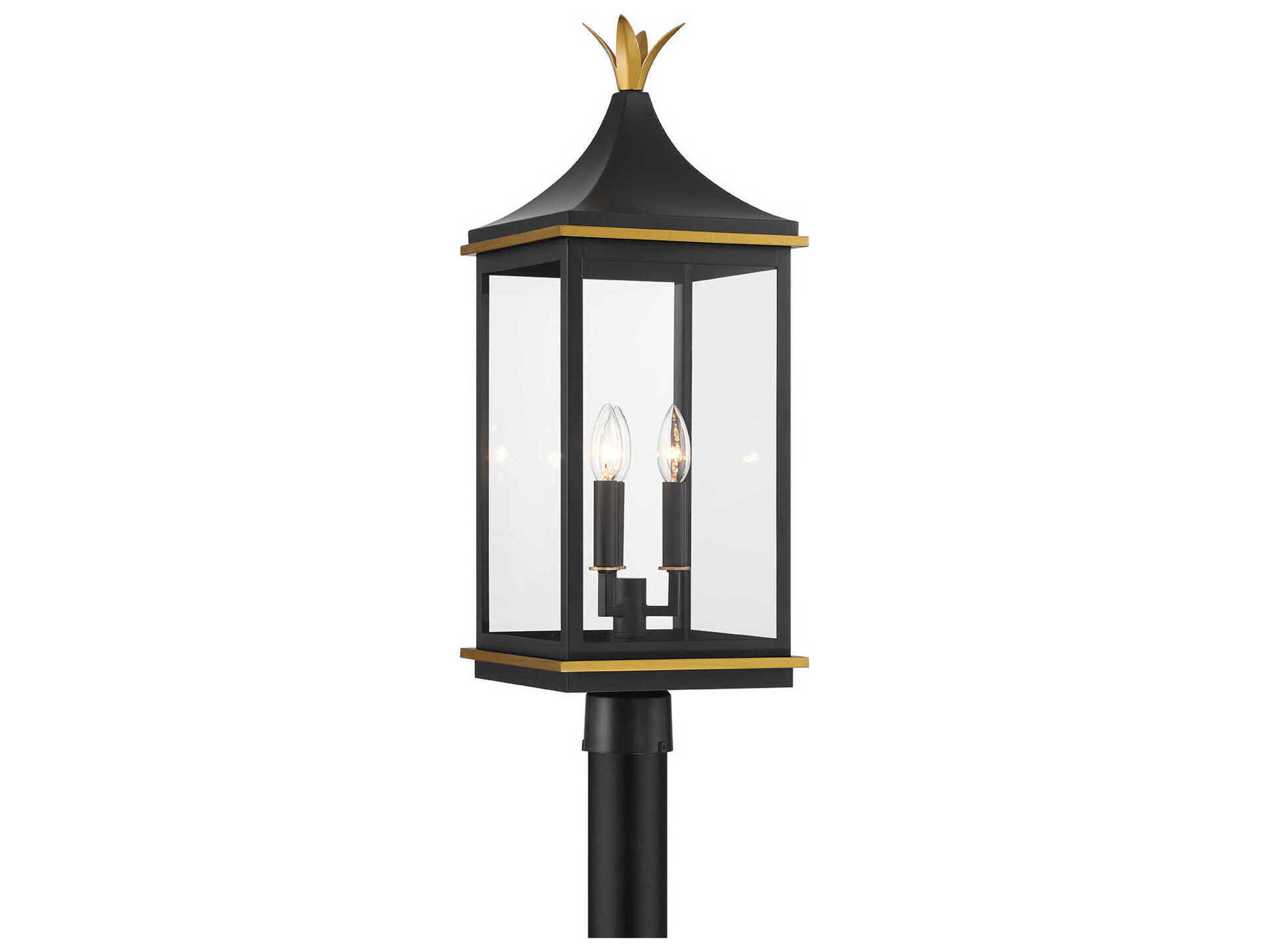 Crystorama Simpson 3-Light Outdoor Post Light