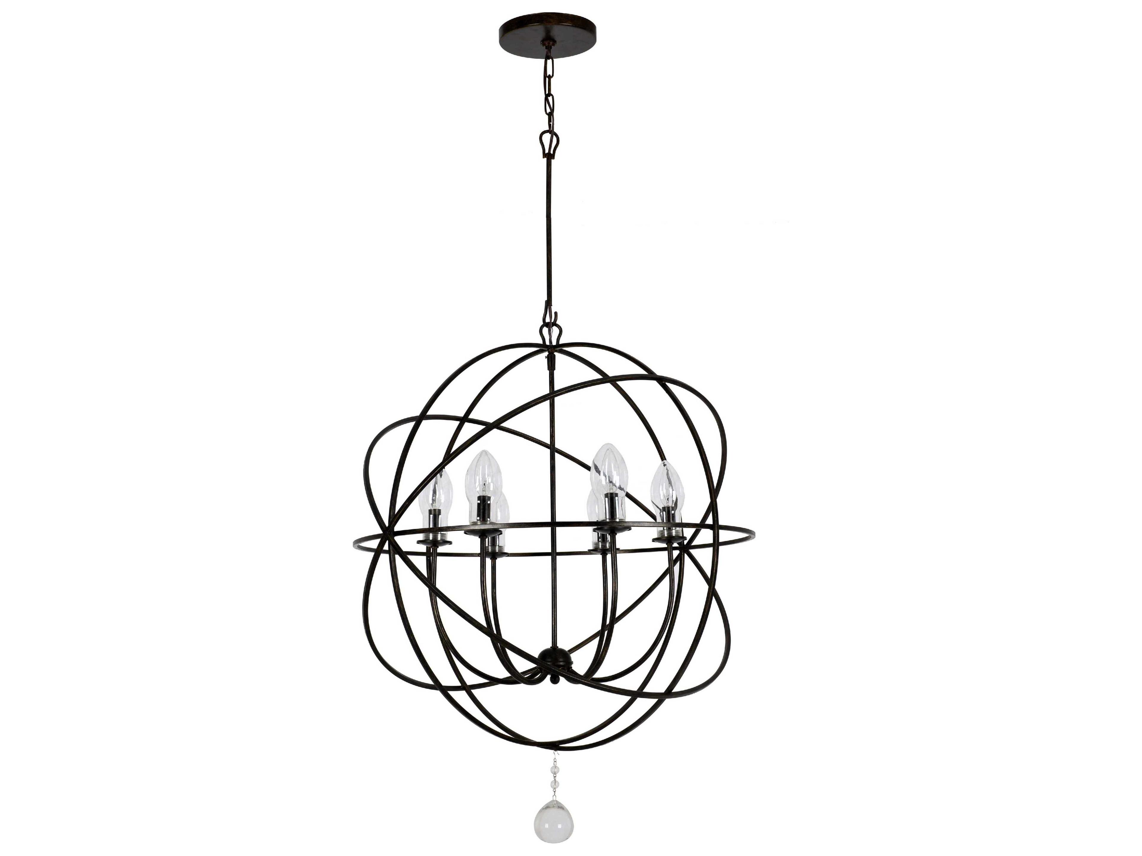 Crystorama Solaris 6 - Light Outdoor Hanging Light