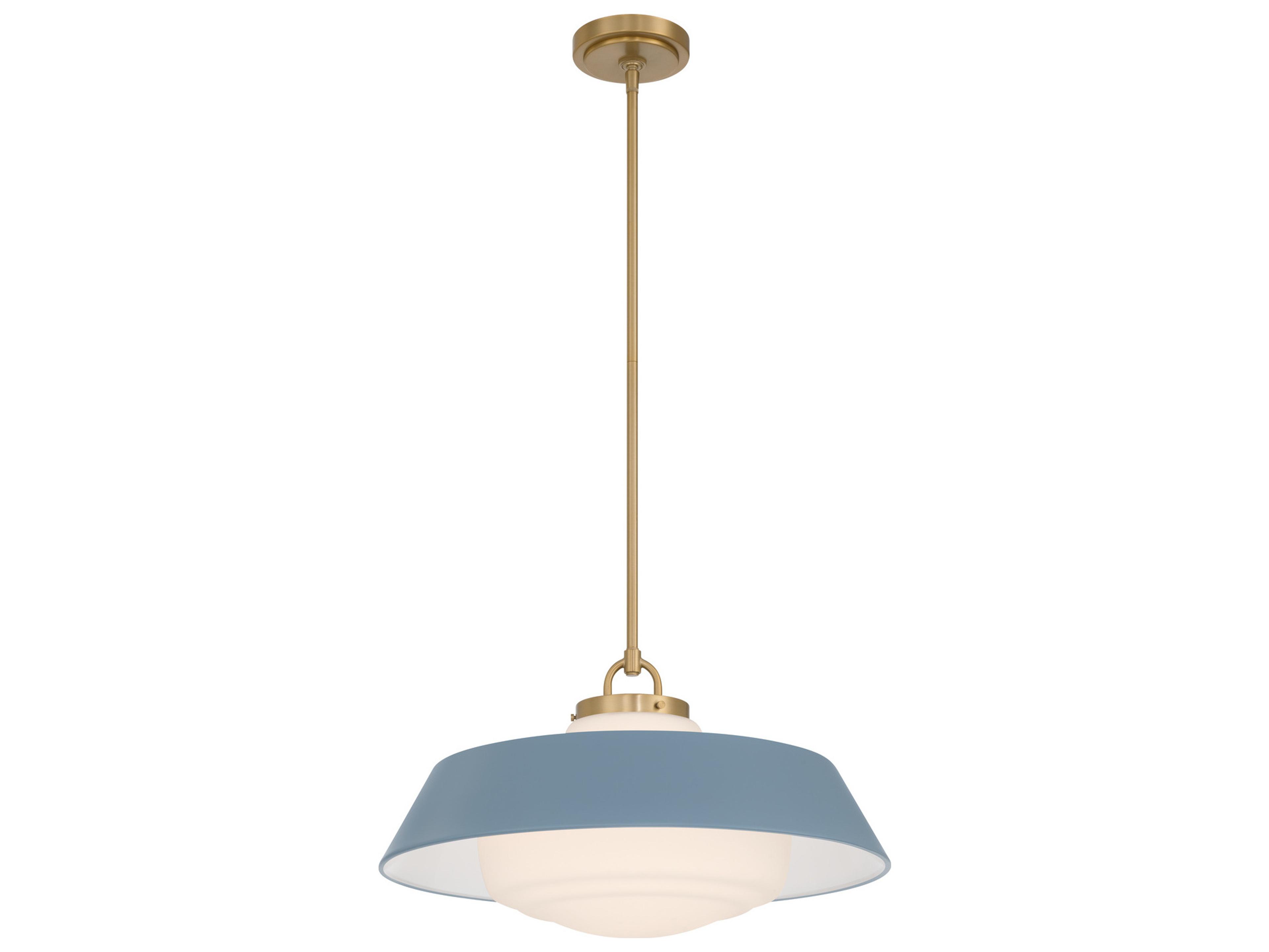 Crystorama Xander 3-Light Blue Pendant