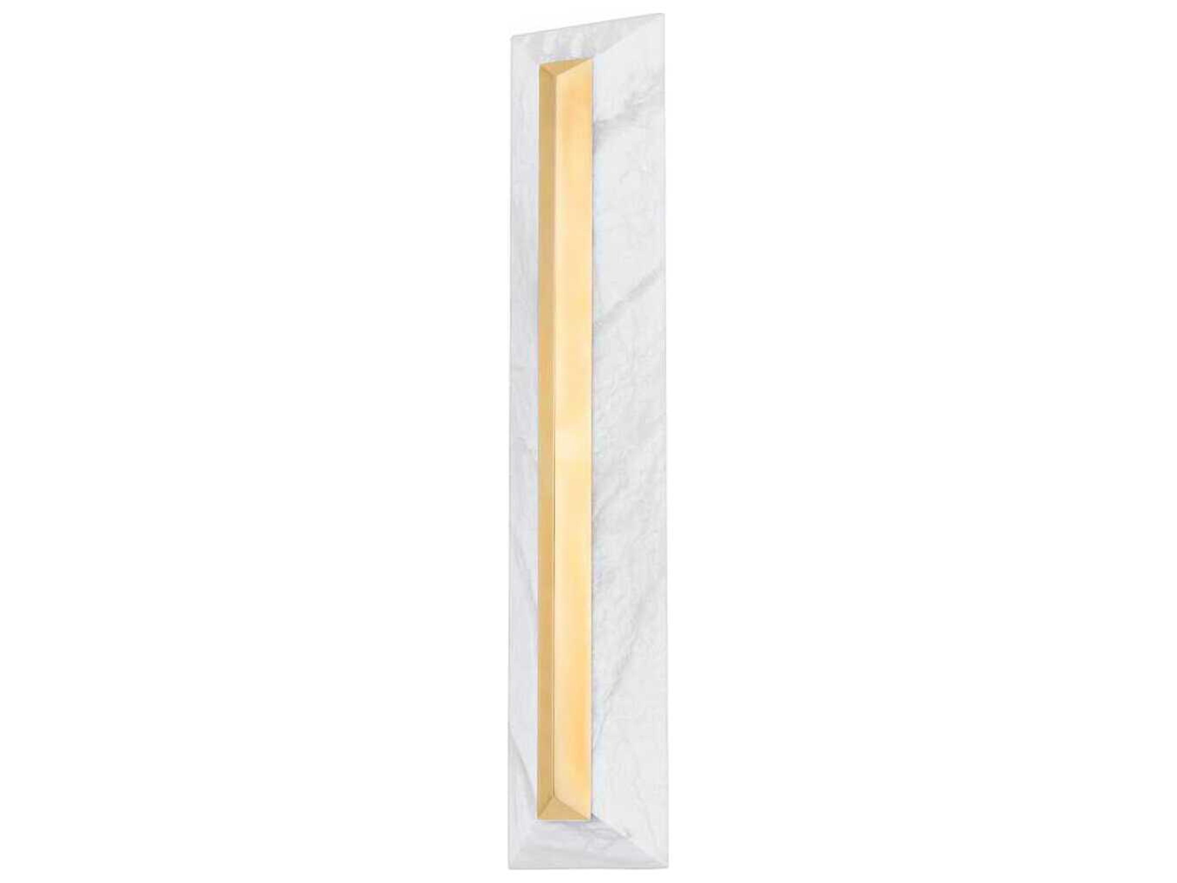 Corbett Lighting Perth 1-Light Vintage Brass LED Wall Sconce