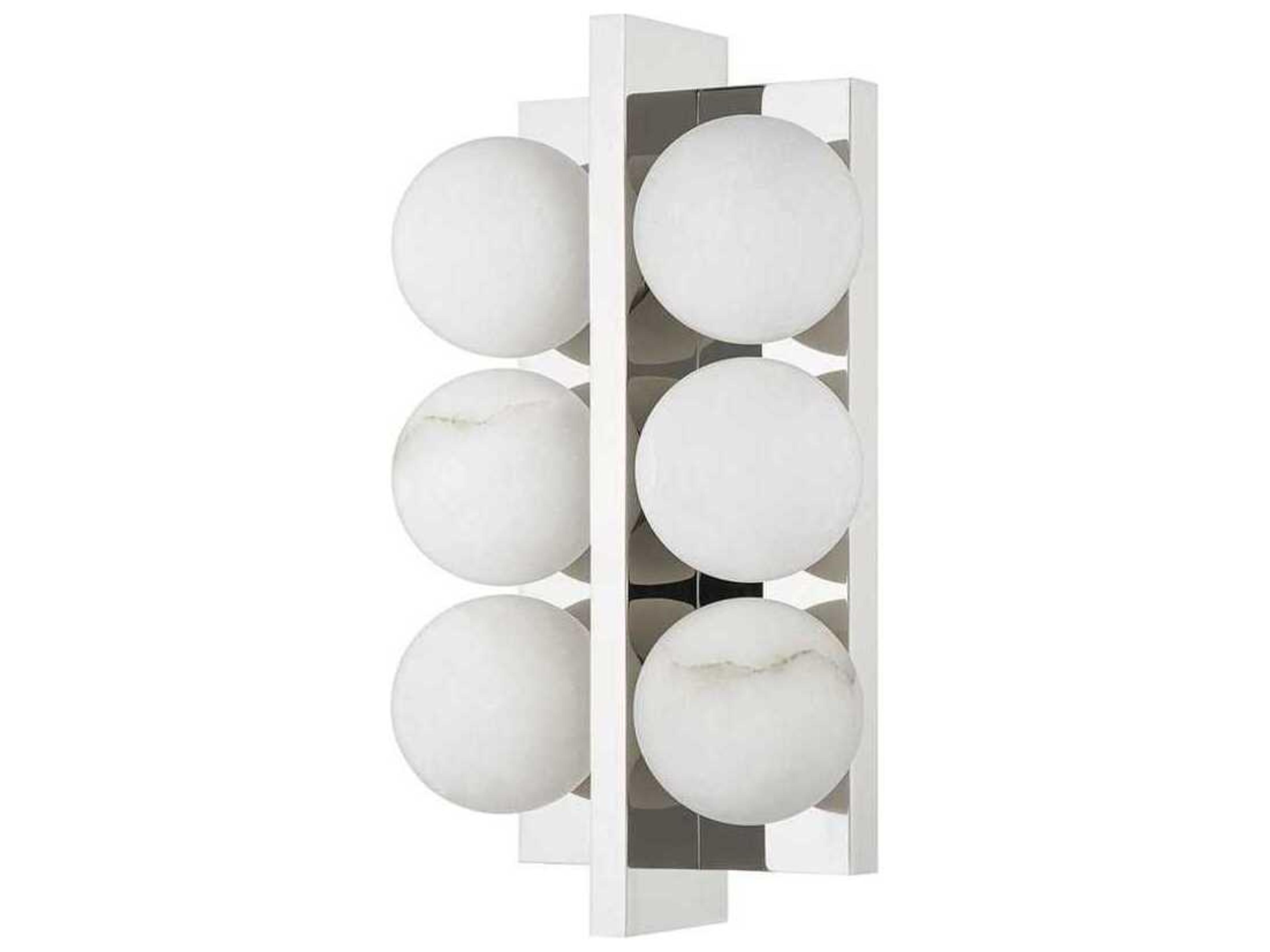 Corbett Lighting Emille 6-Light Polished Nickel Glass Vanity Light